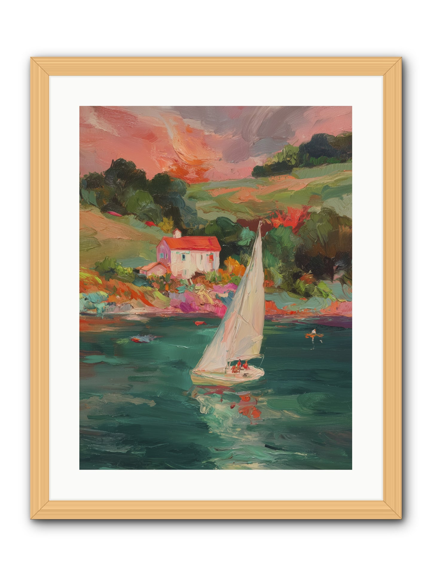 Unhurried Journeys -- Framed Print - Natural 18x24
