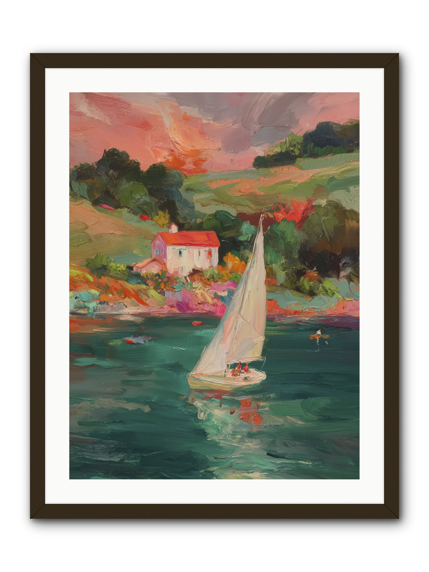 Unhurried Journeys -- Framed Print - Black 24x32