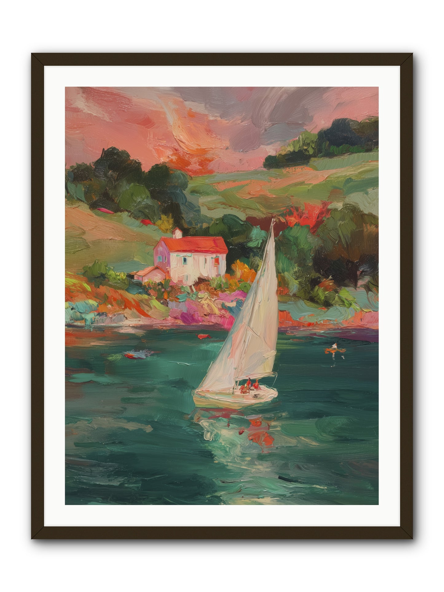Unhurried Journeys -- Framed Print - Black 30x40