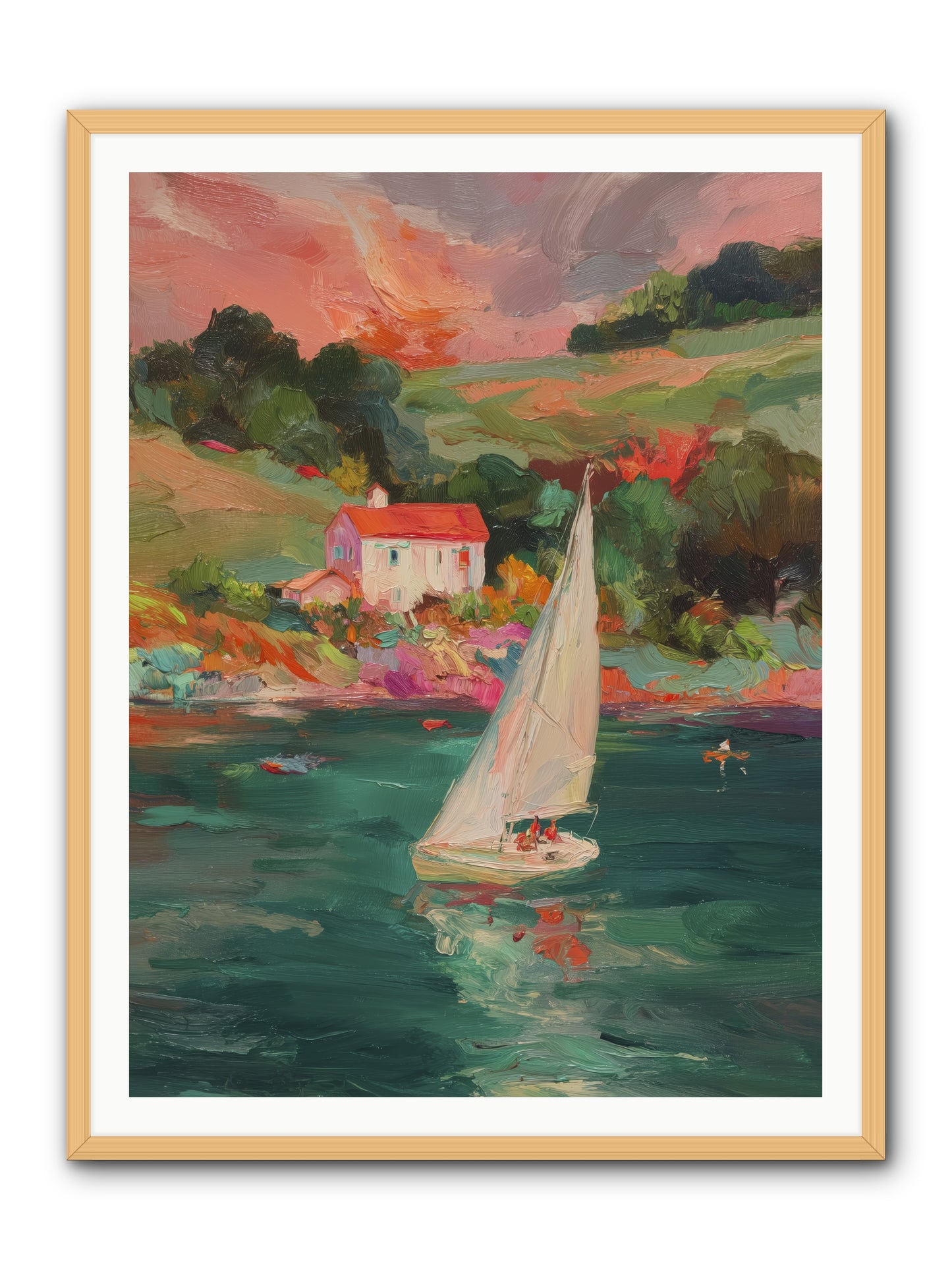 Unhurried Journeys -- Framed Print - Natural 36x48