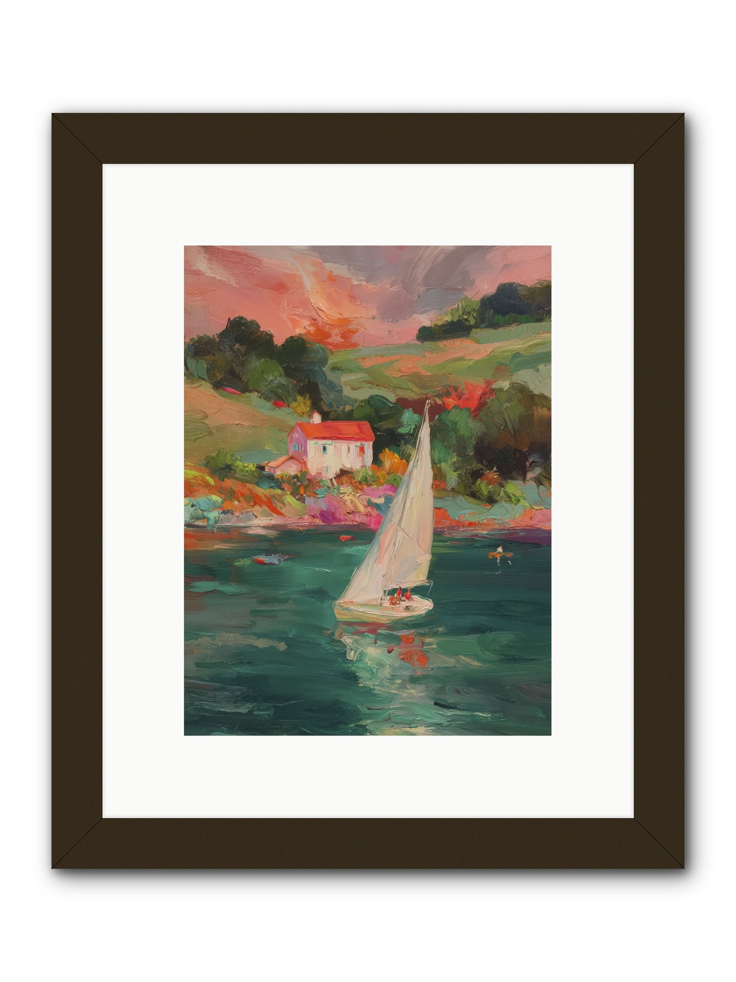 Unhurried Journeys -- Framed Print - Black 9x12