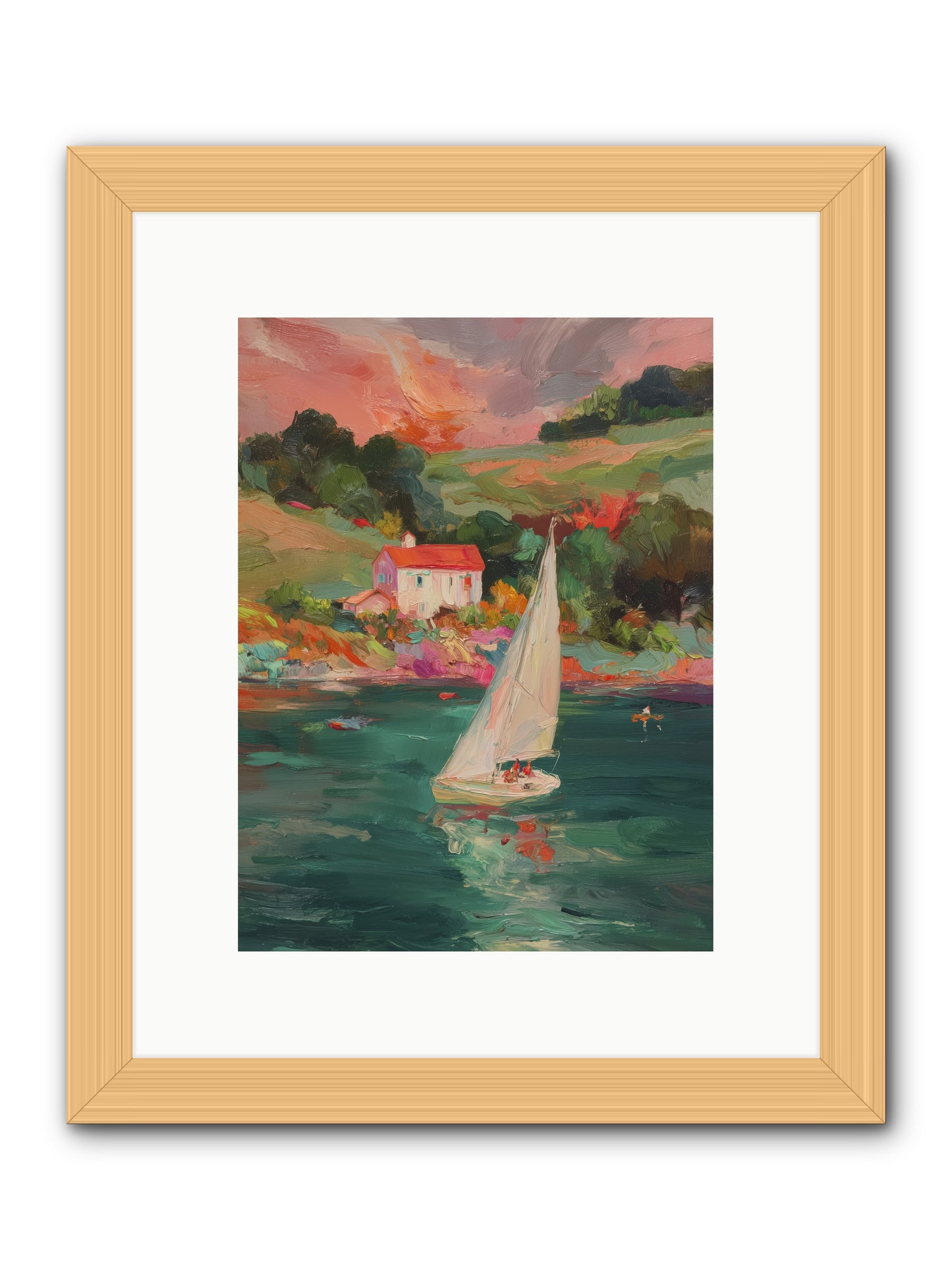 Unhurried Journeys -- Framed Print - Natural 9x12