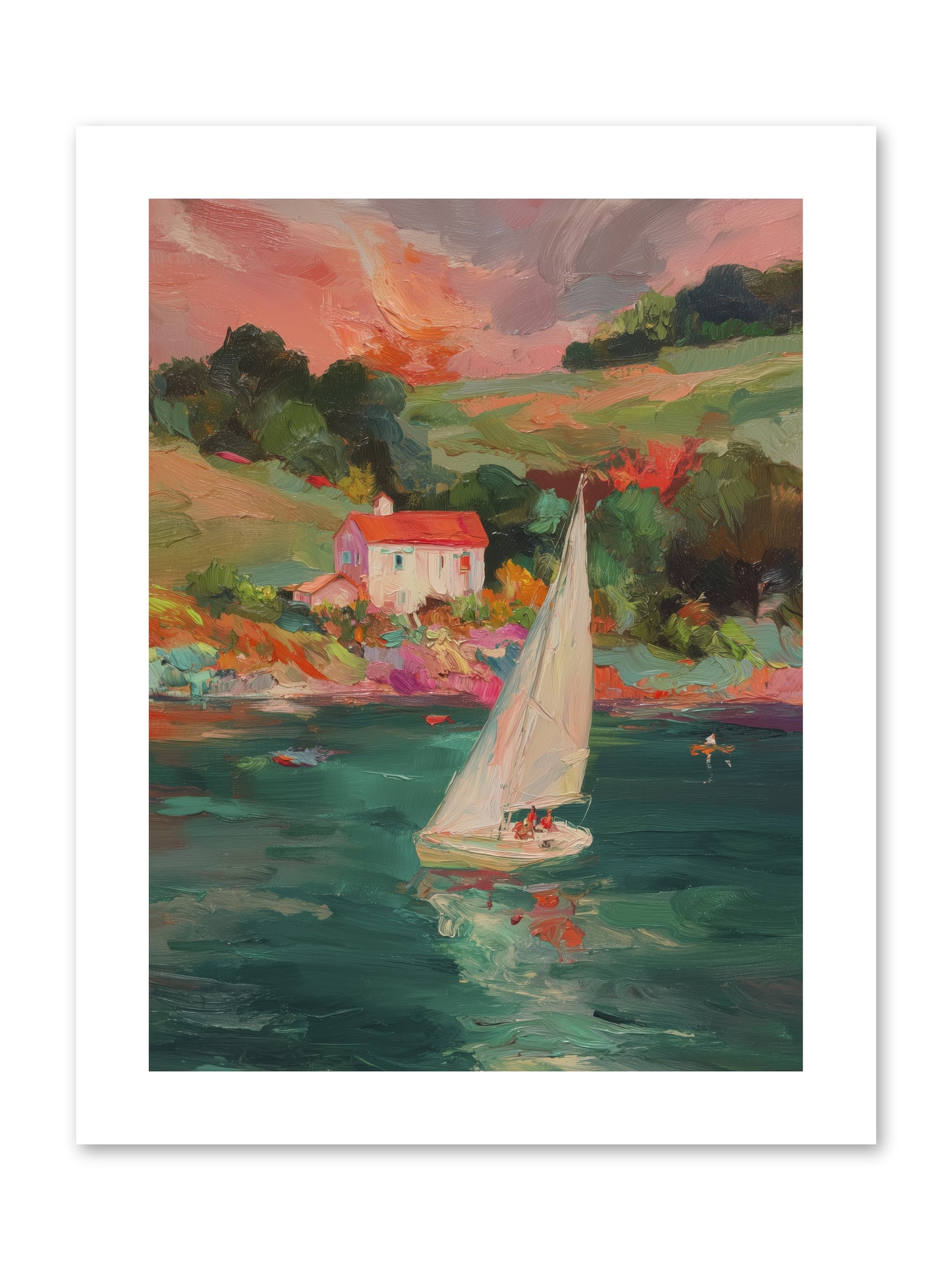 Unhurried Journeys -- Loose Canvas Print 9x12
