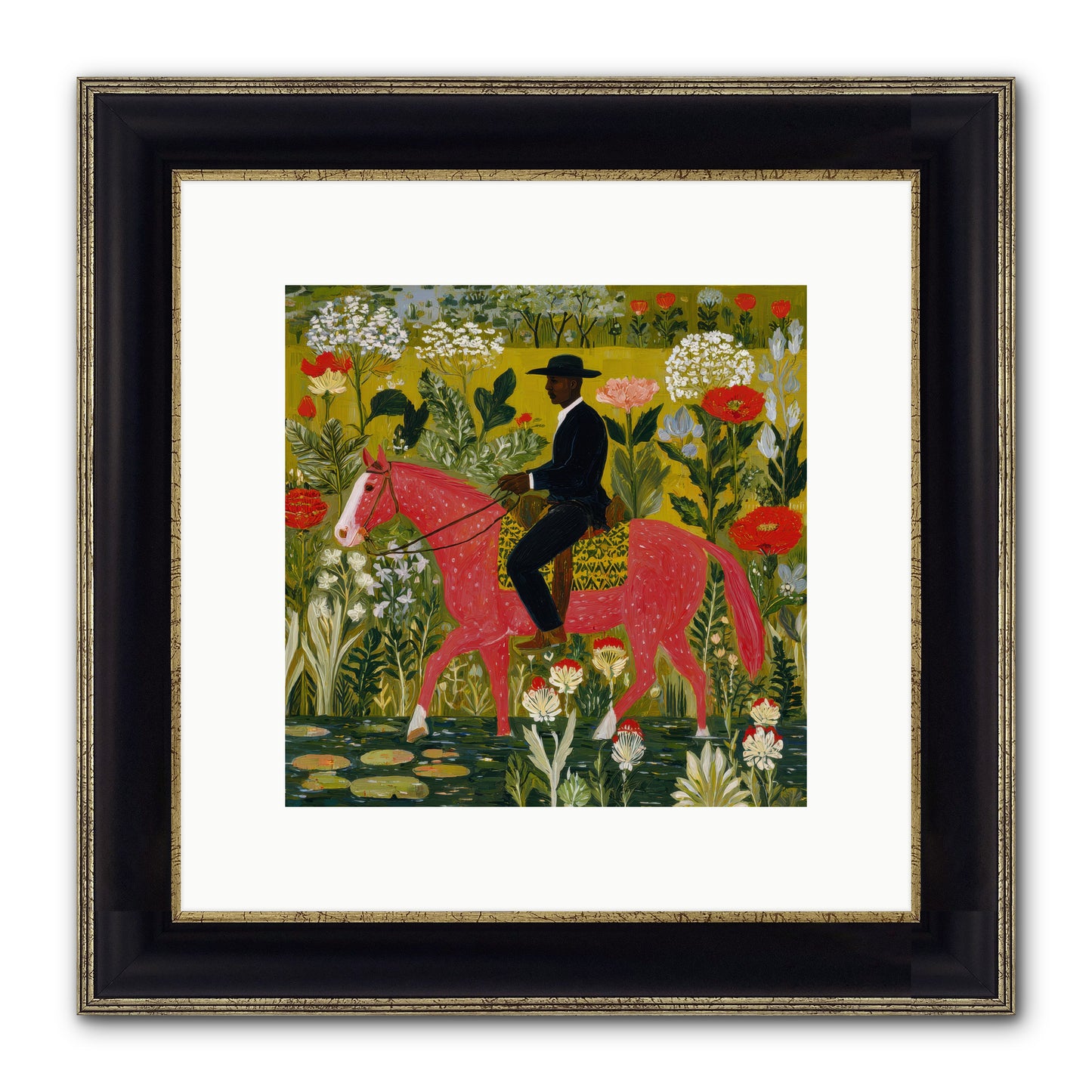 Unhurried and Sure — Unhurried-and-Sure-10x10-Framed-Print-Black-Gold.jpg