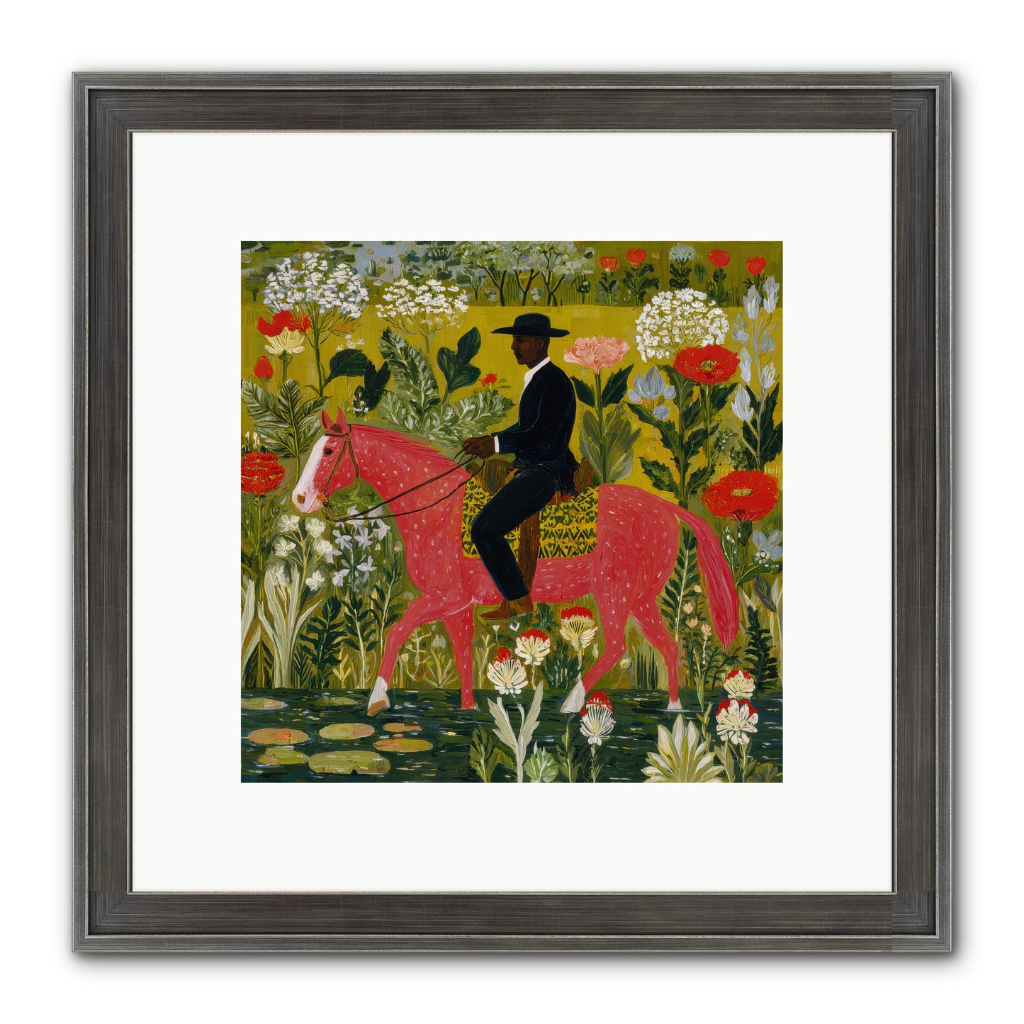 Unhurried and Sure — Unhurried-and-Sure-10x10-Framed-Print-Slimwoods-Black-Silver.jpg