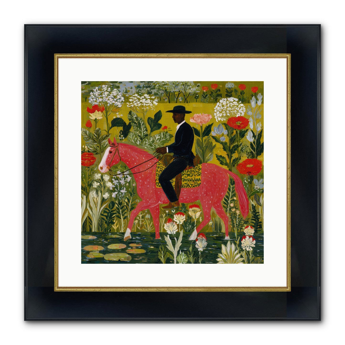 Unhurried and Sure — Unhurried-and-Sure-16x16-Framed-Print-Wide-Black-w-Gold.jpg