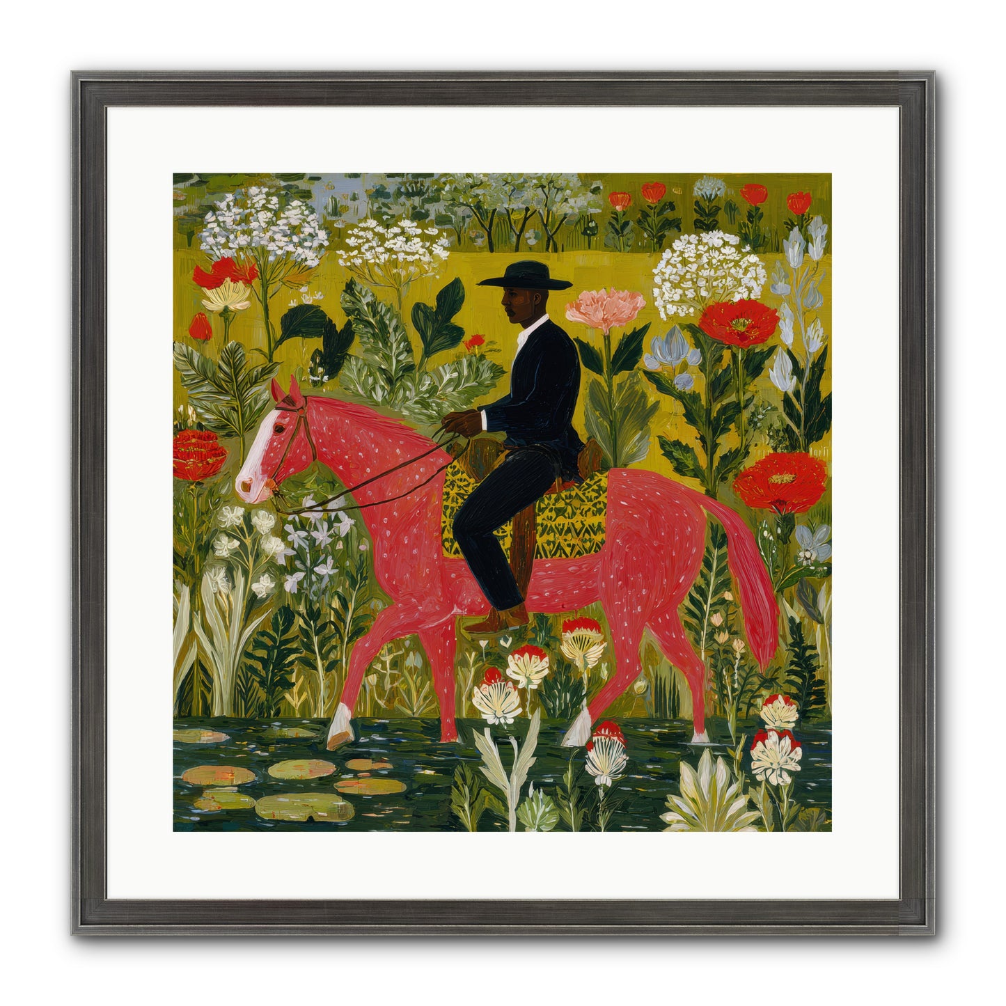 Unhurried and Sure — Unhurried-and-Sure-20x20-Framed-Print-Slimwoods-Black-Silver.jpg