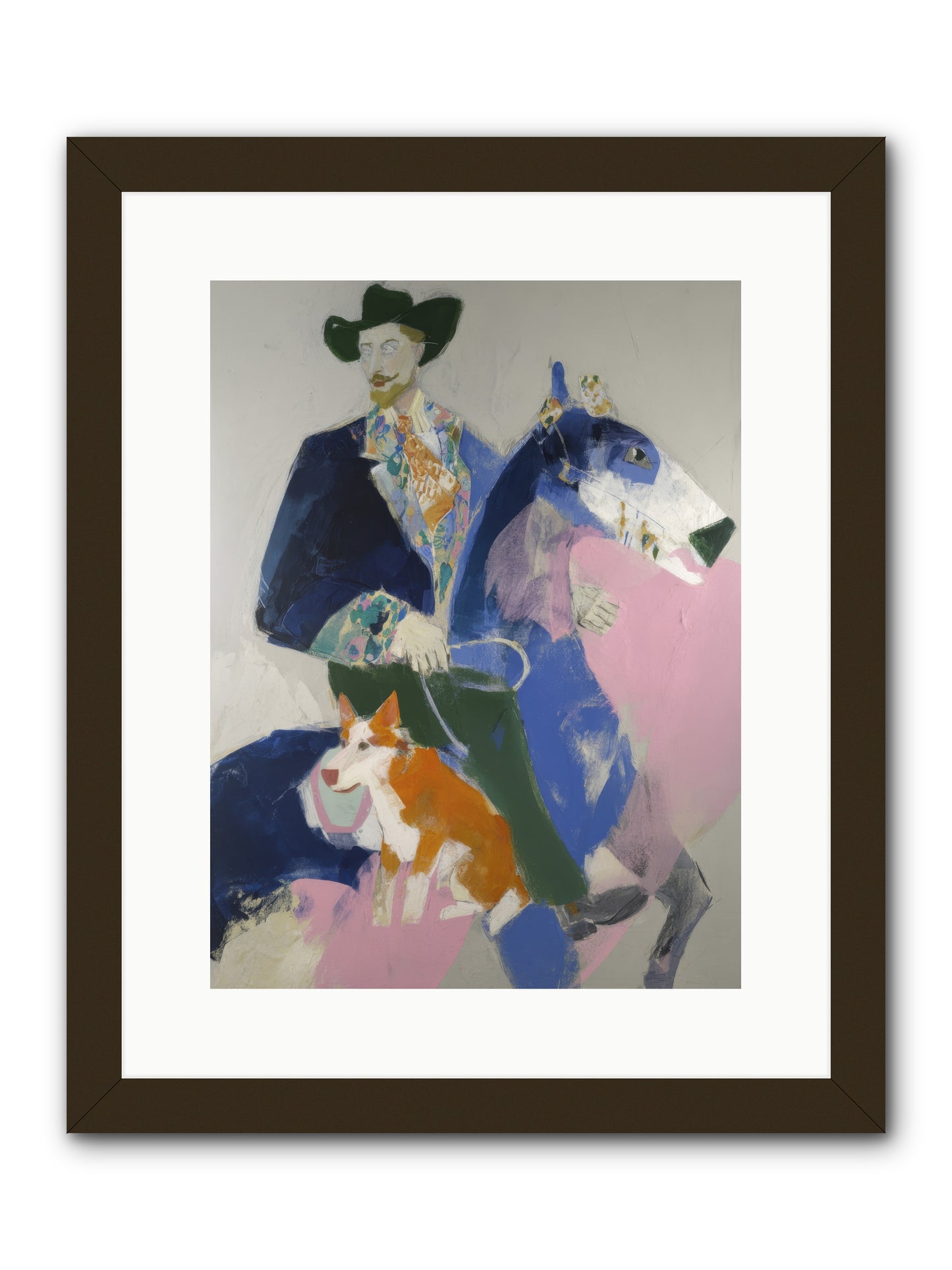 Unknown Territory -- Framed Print - Black 12x16
