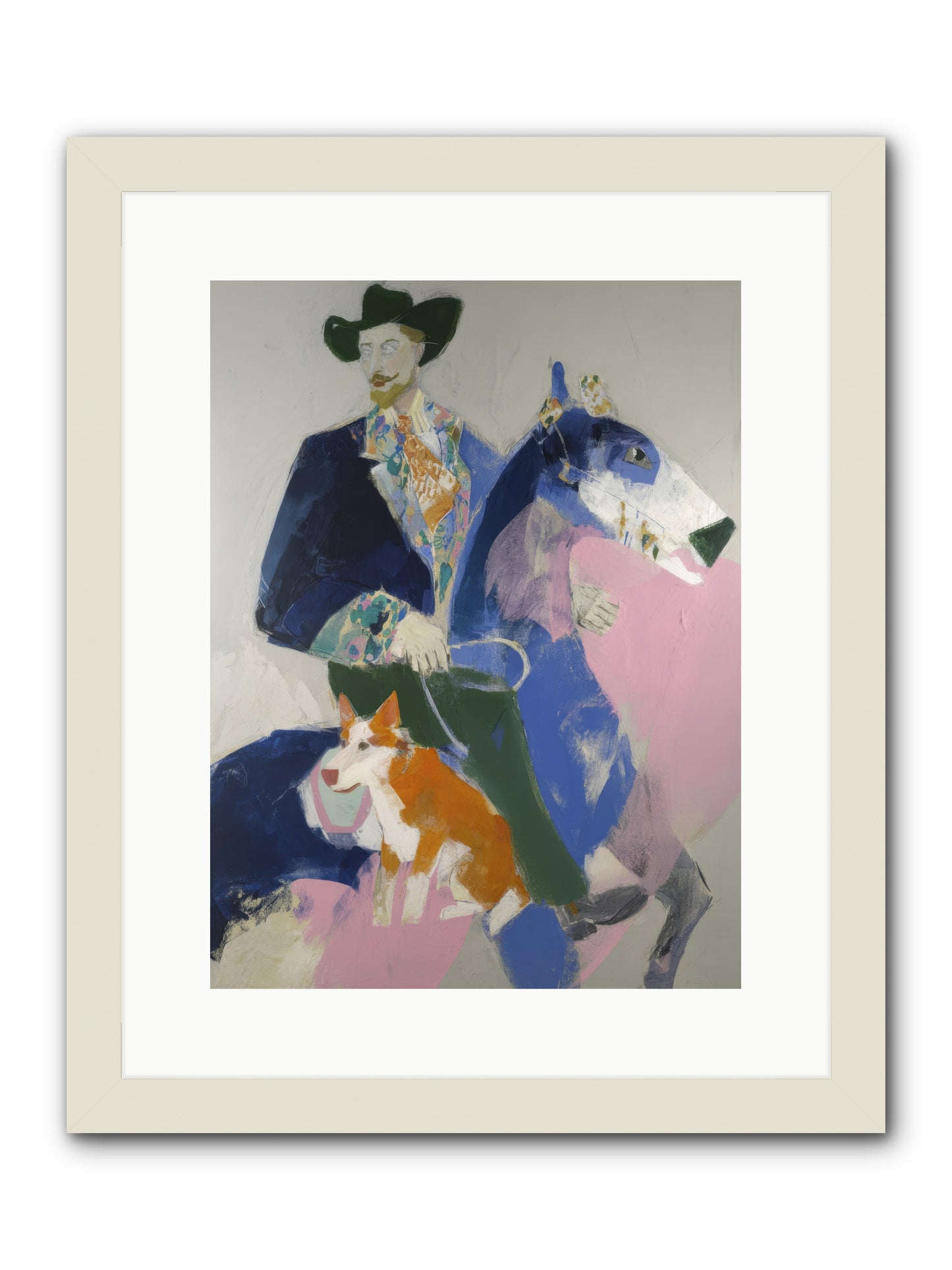 Unknown Territory -- Framed Print - White 12x16