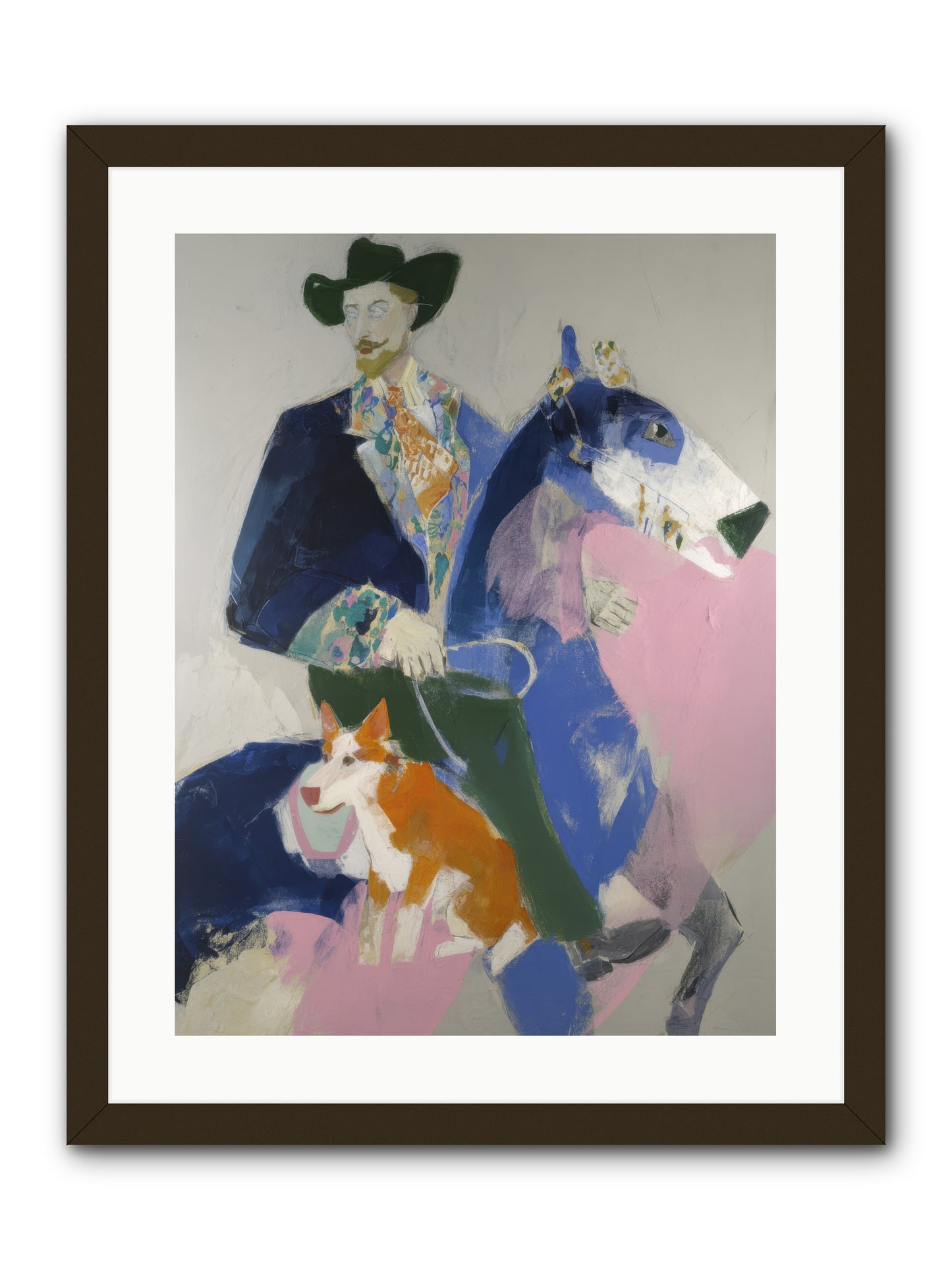 Unknown Territory -- Framed Print - Black 18x24