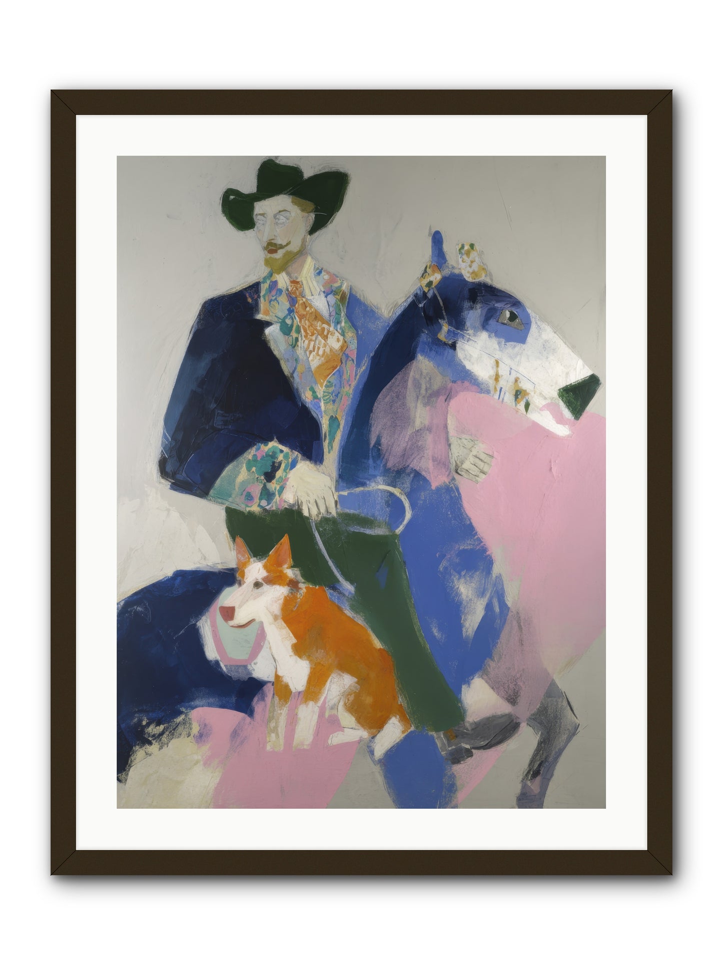 Unknown Territory -- Framed Print - Black 24x32