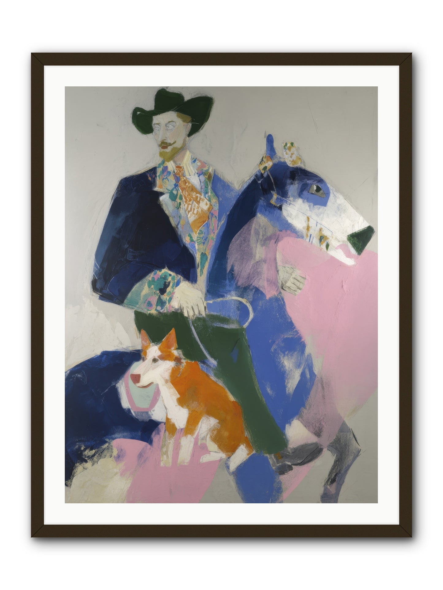 Unknown Territory -- Framed Print - Black 30x40