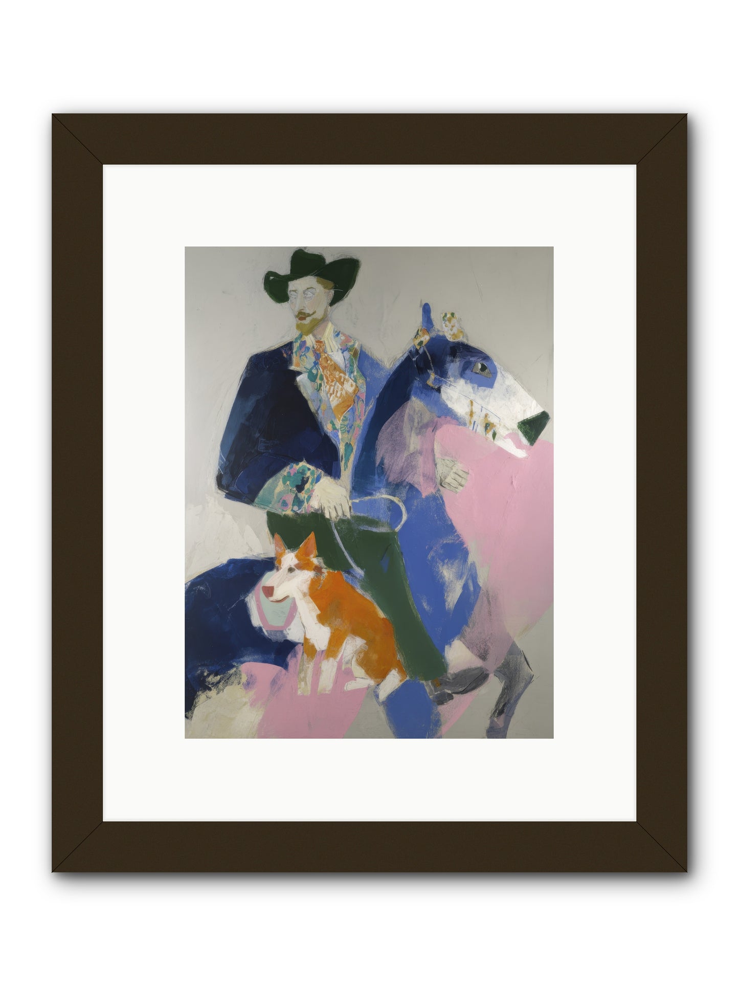 Unknown Territory -- Framed Print - Black 9x12