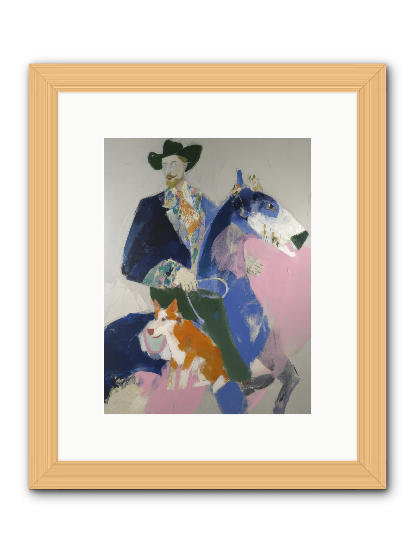 Unknown Territory -- Framed Print - Natural 9x12