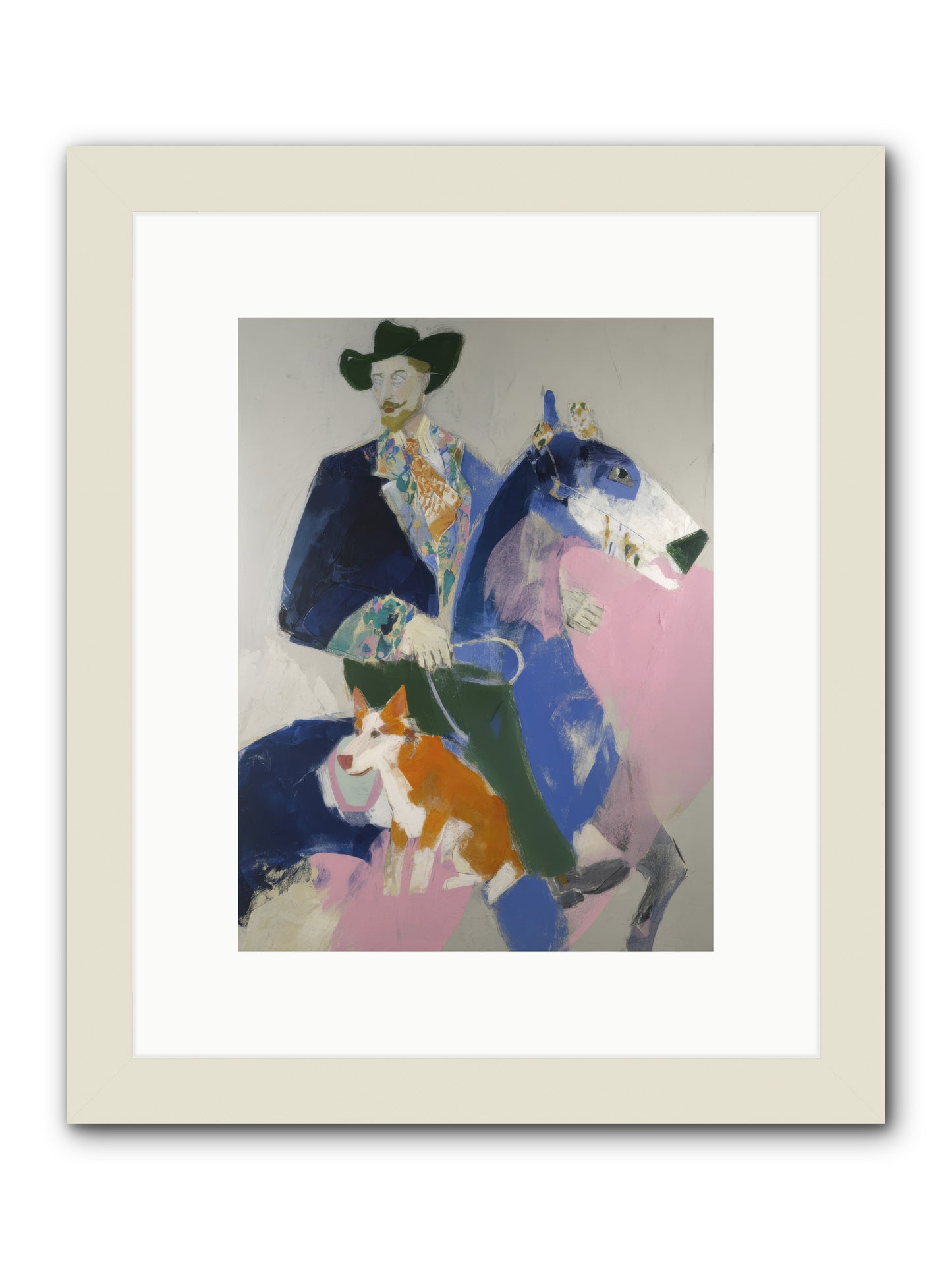 Unknown Territory -- Framed Print - White 9x12