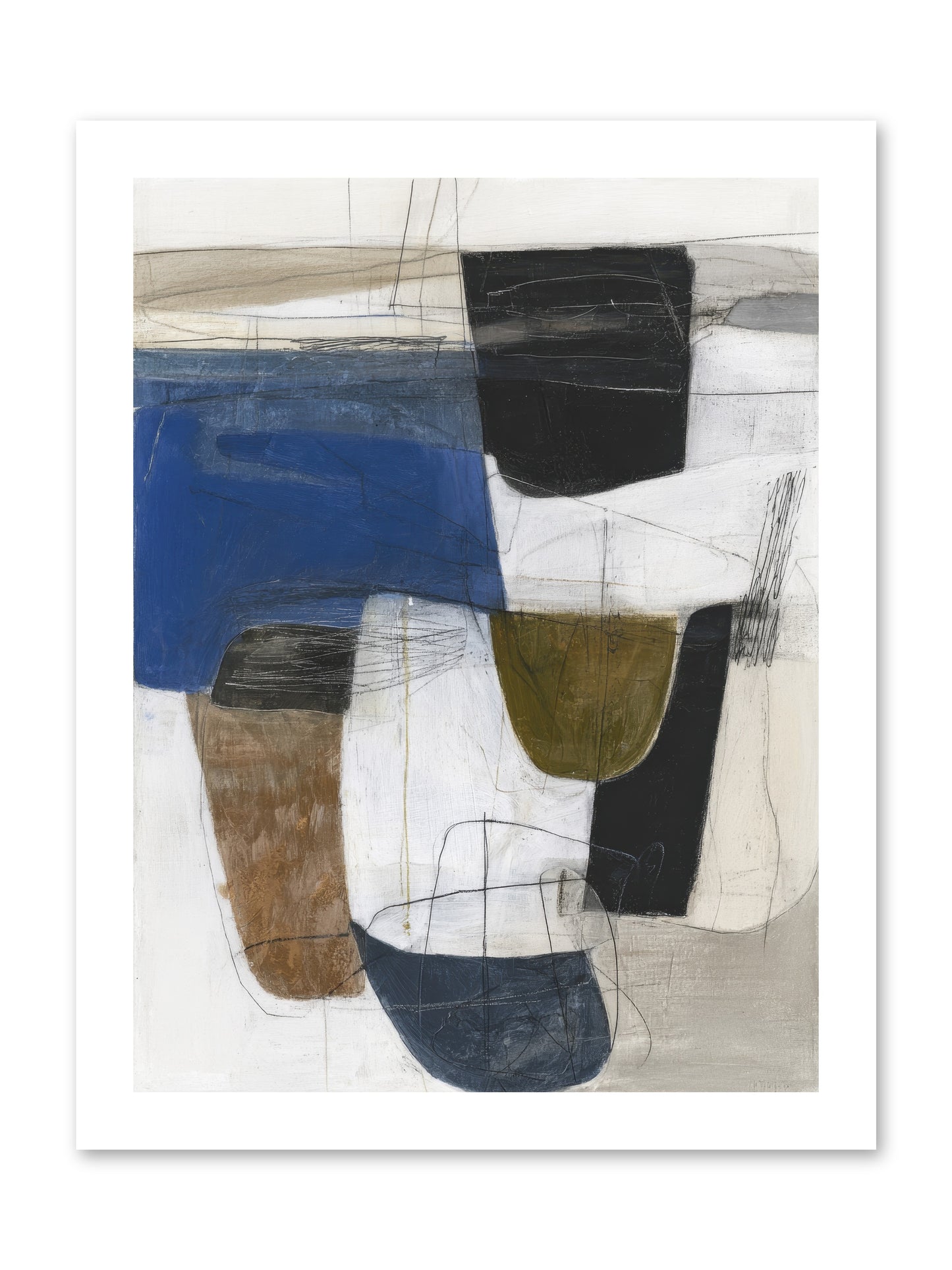 Unseen Current -- Paper Print 12x16