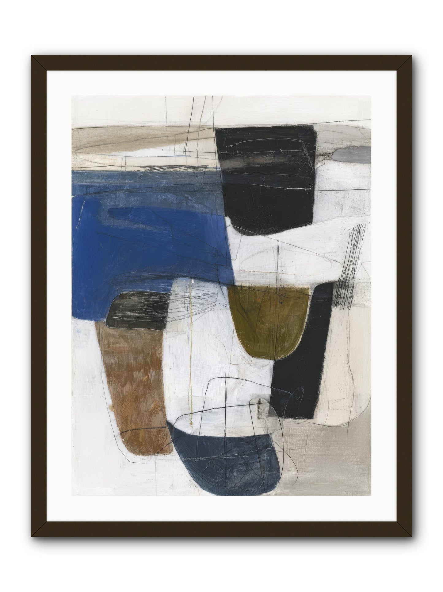 Unseen Current -- Framed Print - Black 24x32