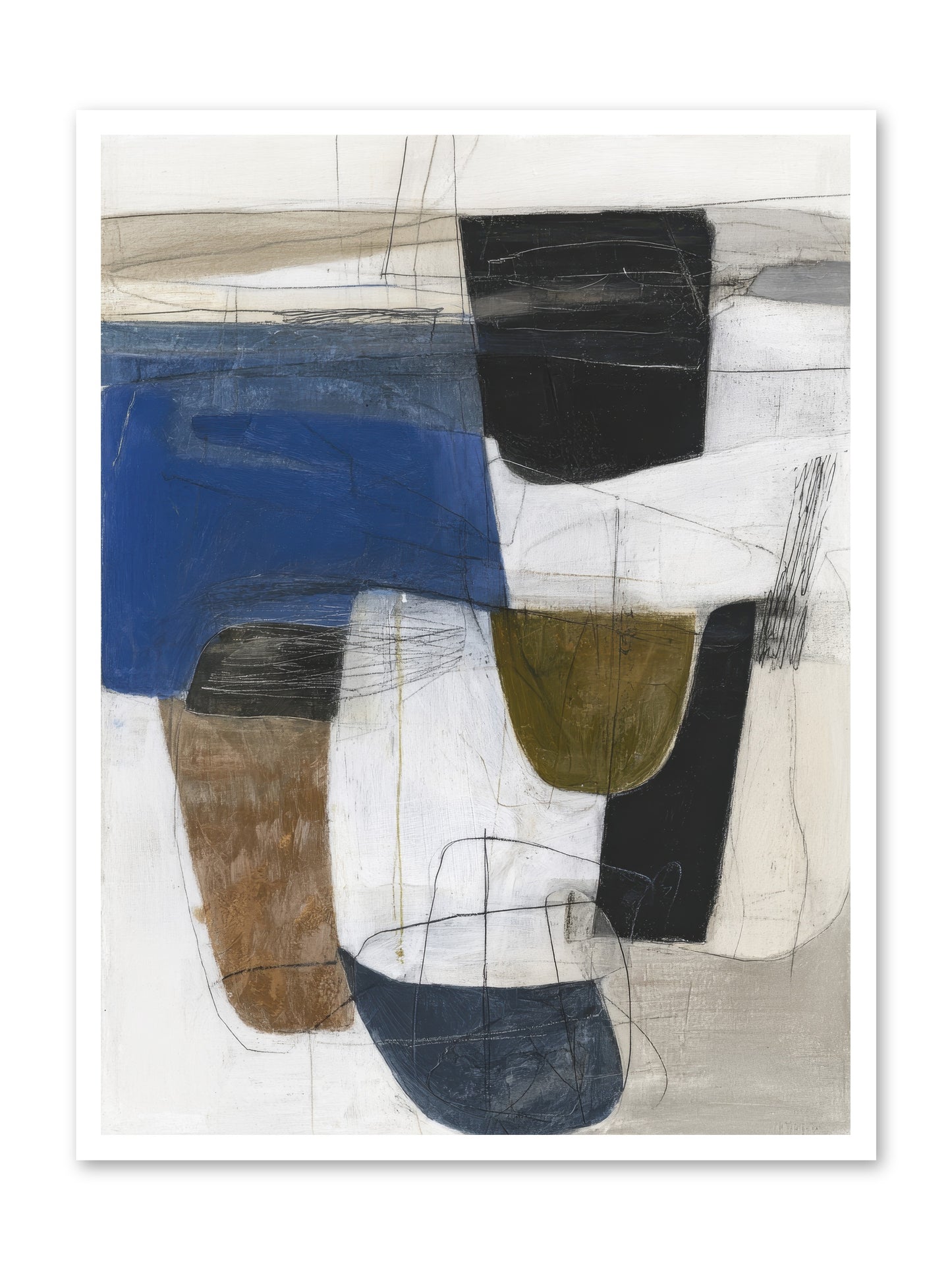 Unseen Current -- Paper Print 30x40