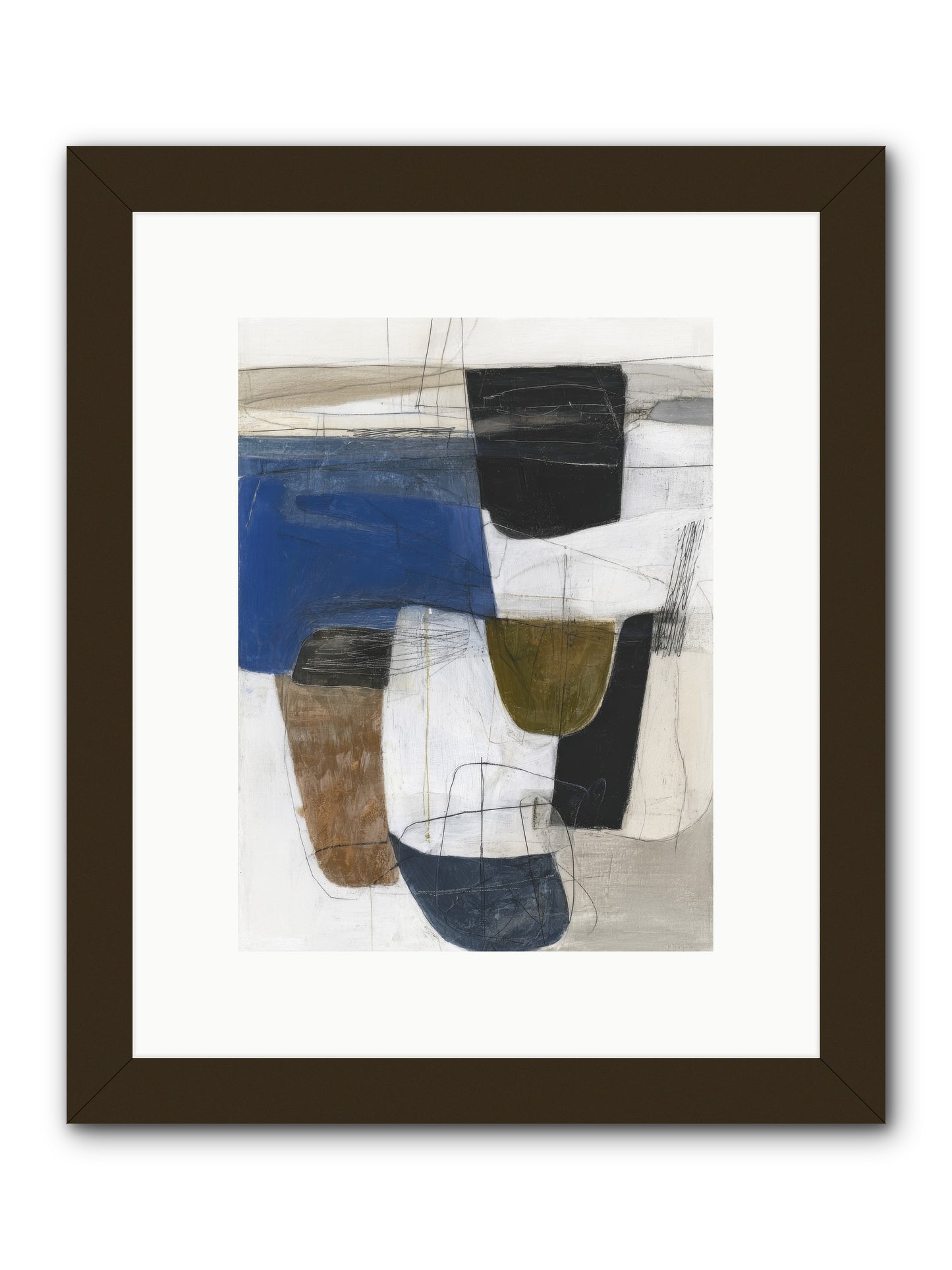 Unseen Current -- Framed Print - Black 9x12