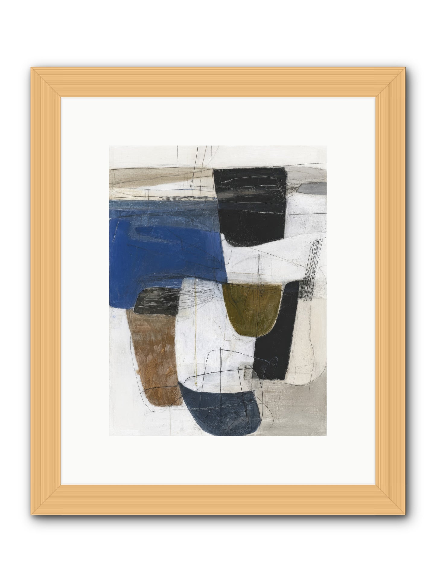 Unseen Current -- Framed Print - Natural 9x12