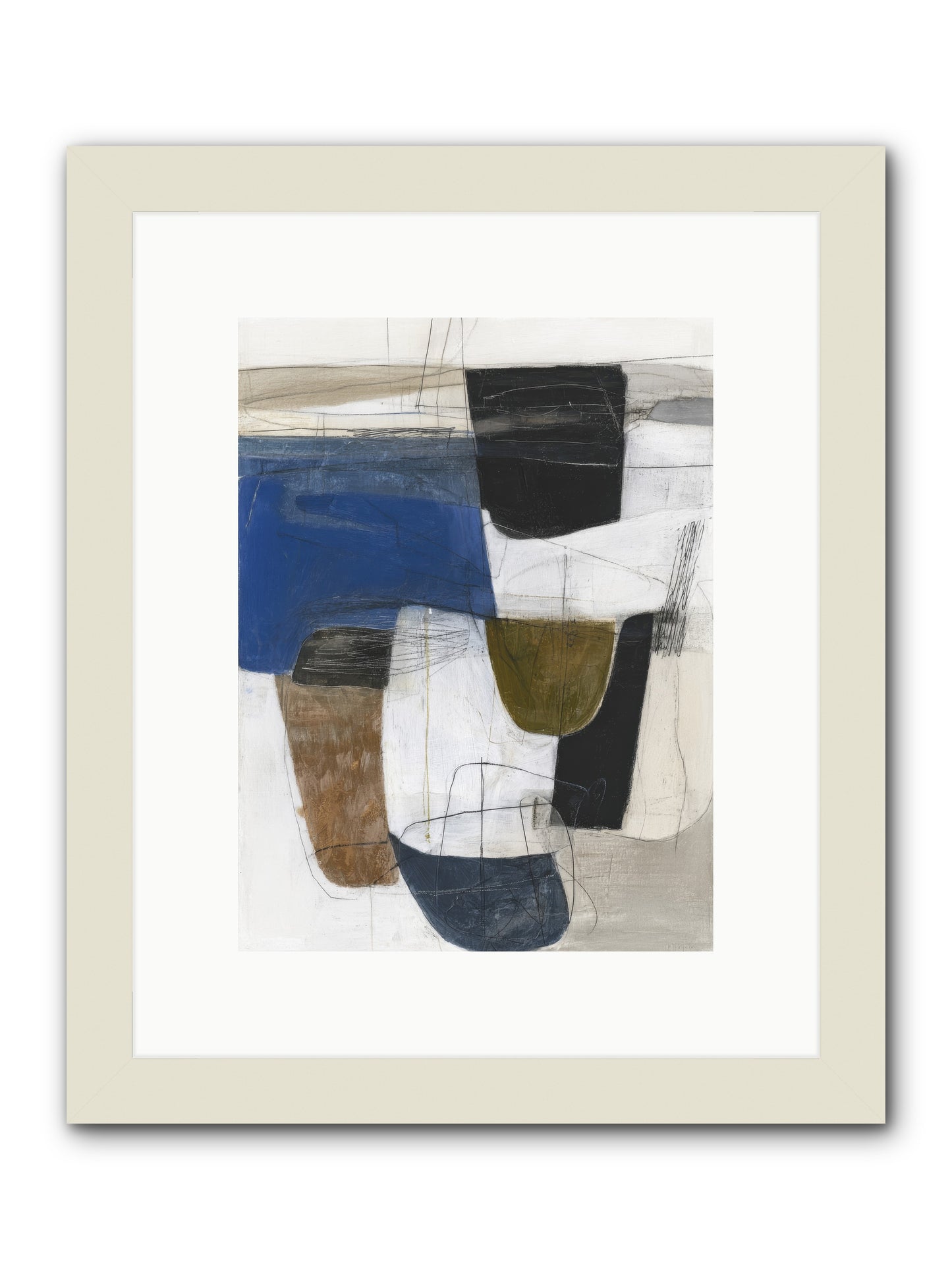 Unseen Current -- Framed Print - White 9x12