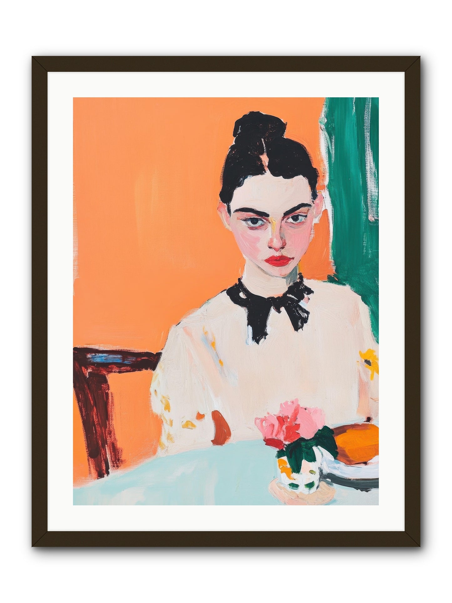 Unspoken Affections -- Framed Print - Black 24x32