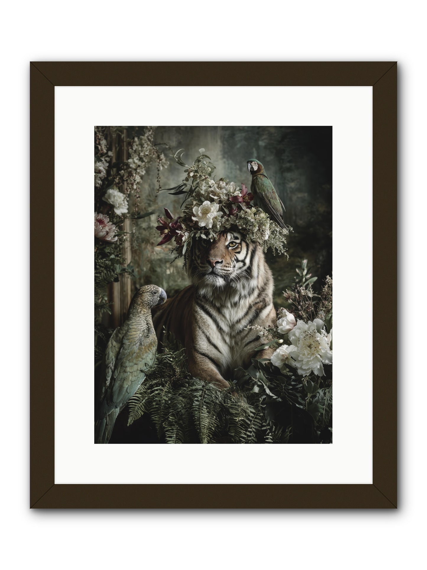 Unspoken Poem -- Framed Print - Black 12x16