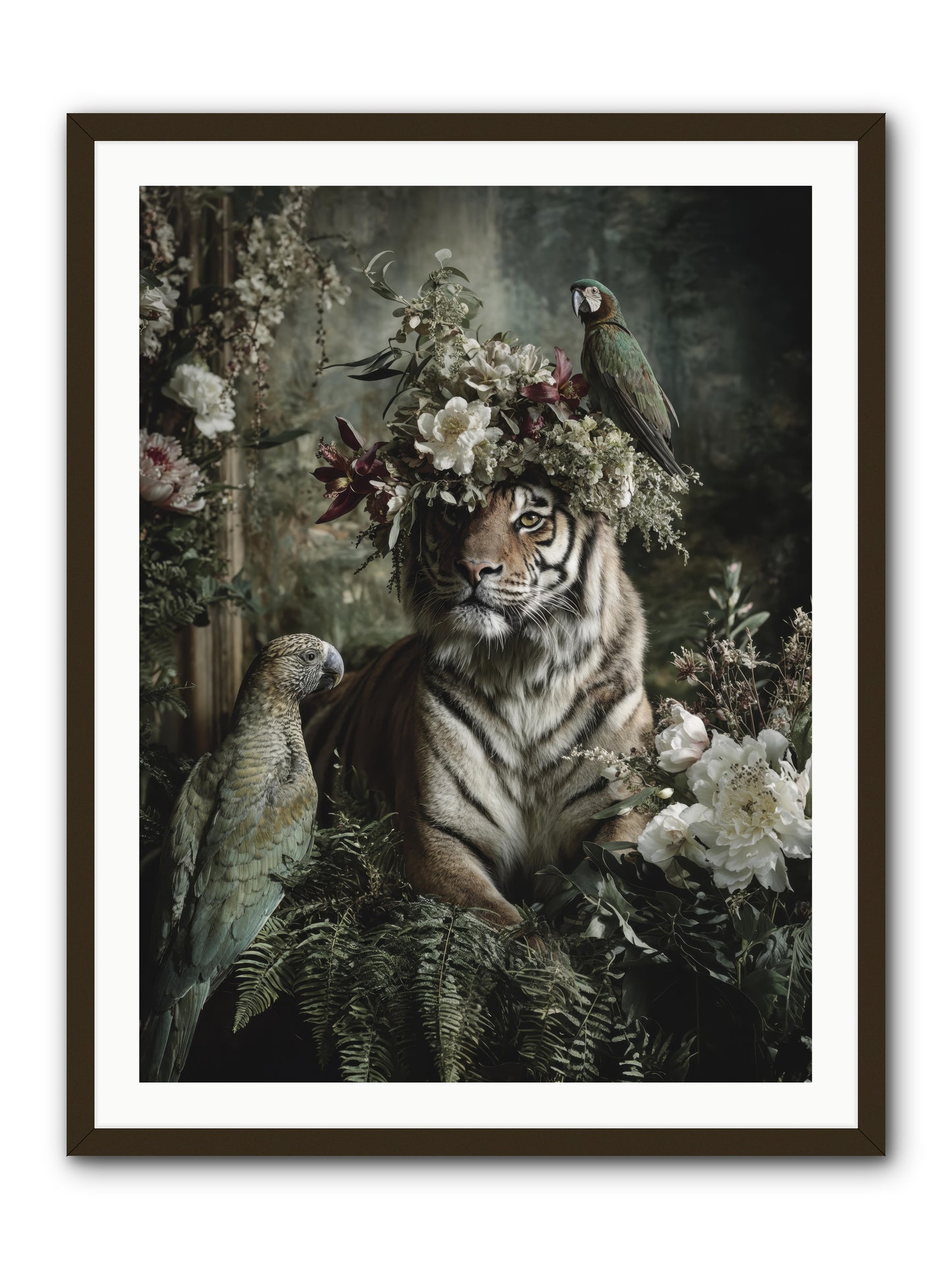 Unspoken Poem -- Framed Print - Black 30x40
