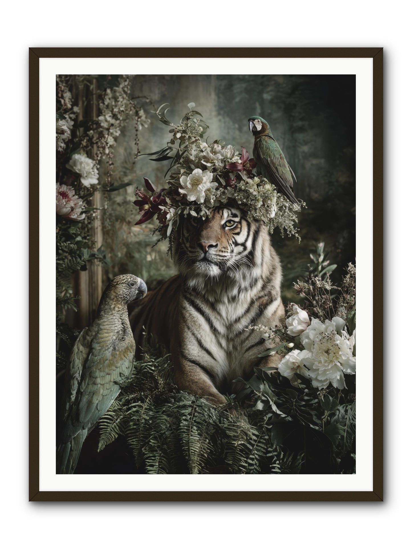 Unspoken Poem -- Framed Print - Black 36x48