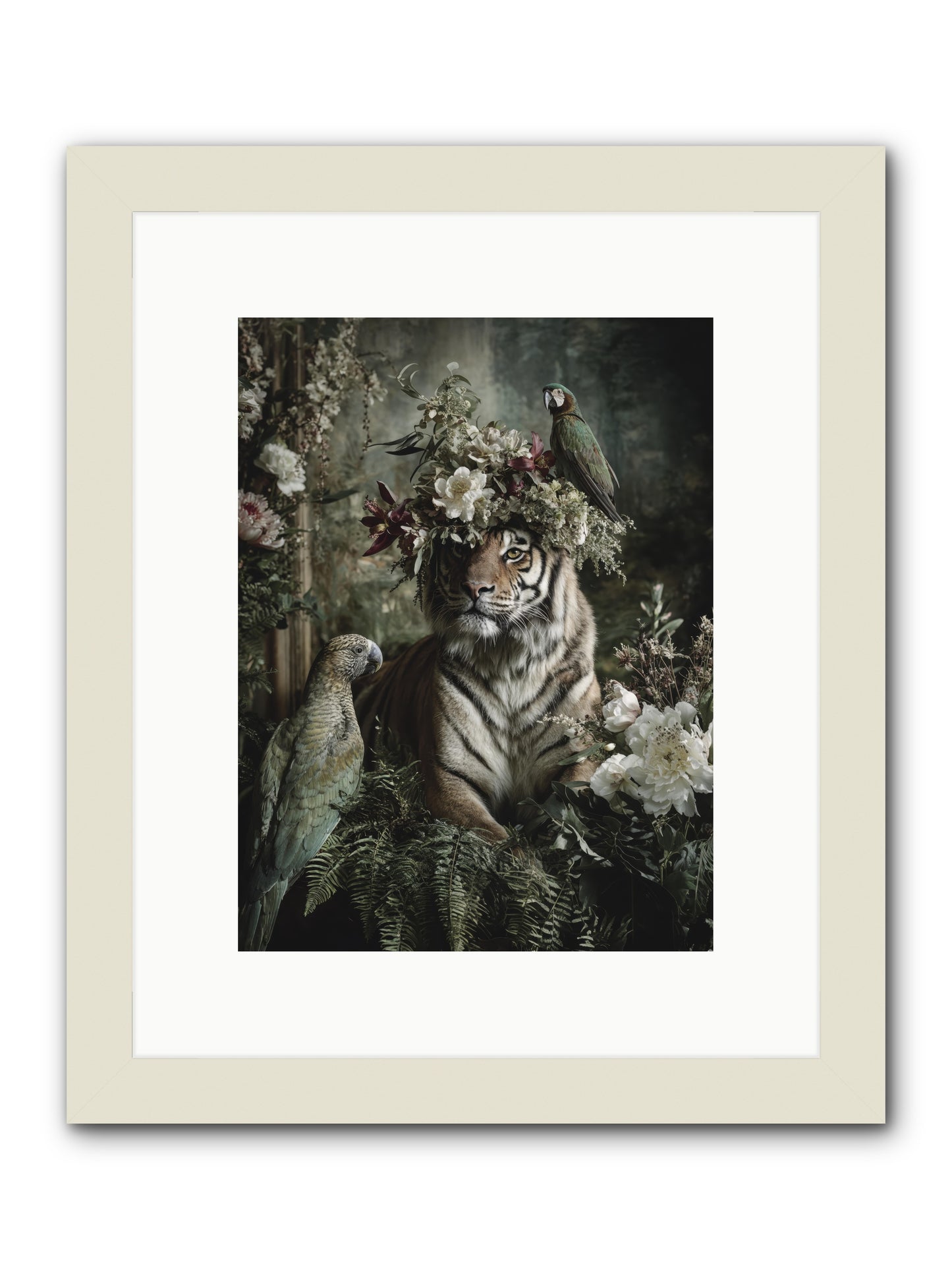 Unspoken Poem -- Framed Print - White 9x12