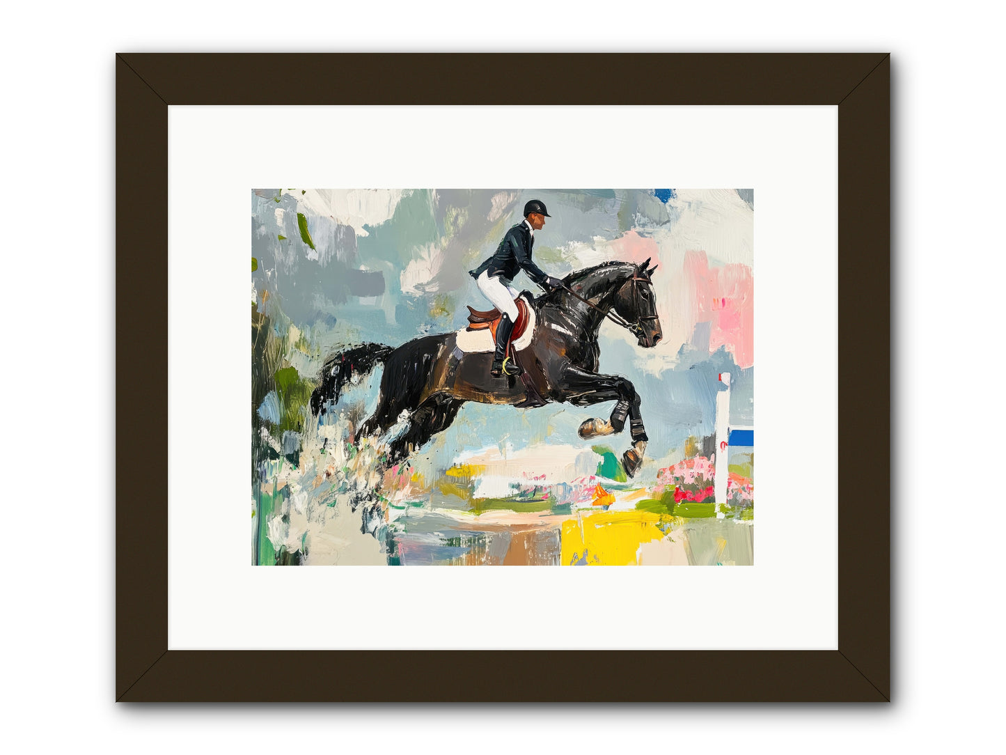 Unstoppable Glory -- Framed Print - Black 12x9