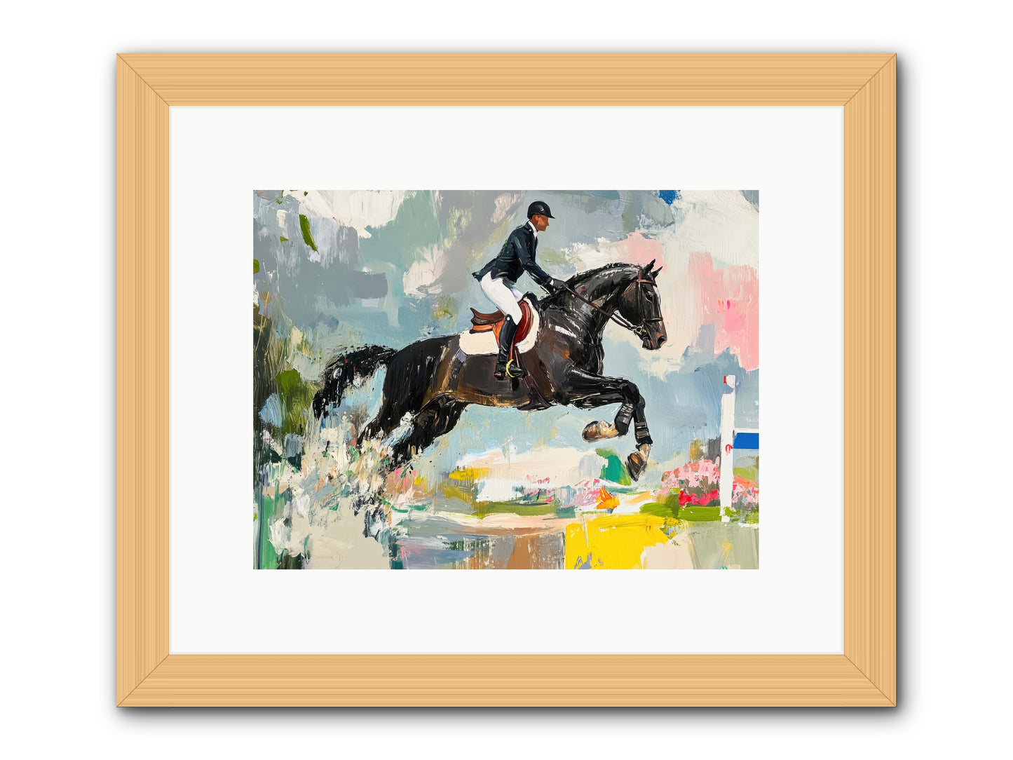 Unstoppable Glory -- Framed Print - Natural 12x9