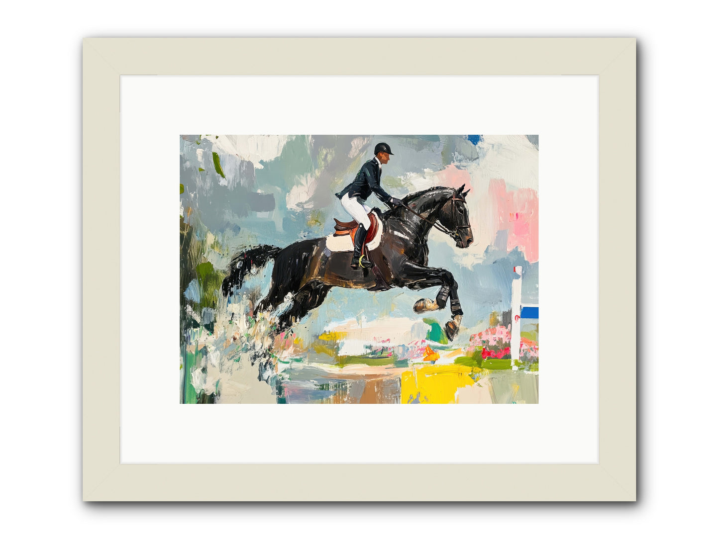 Unstoppable Glory -- Framed Print - White 12x9