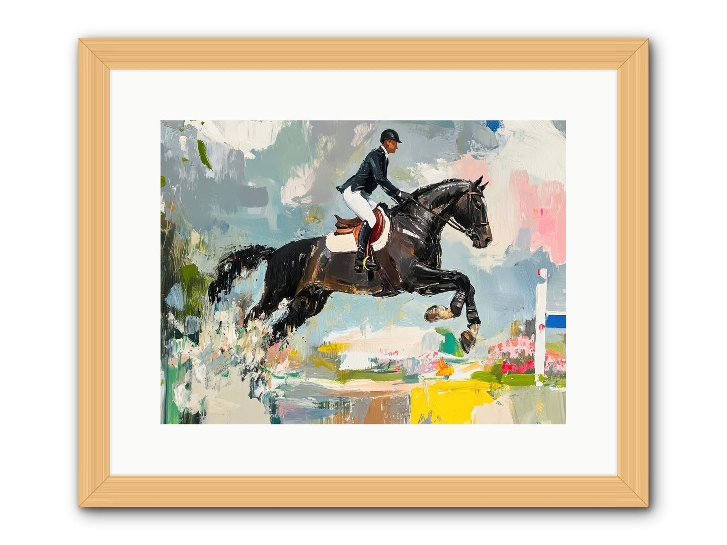 Unstoppable Glory -- Framed Print - Natural 16x12