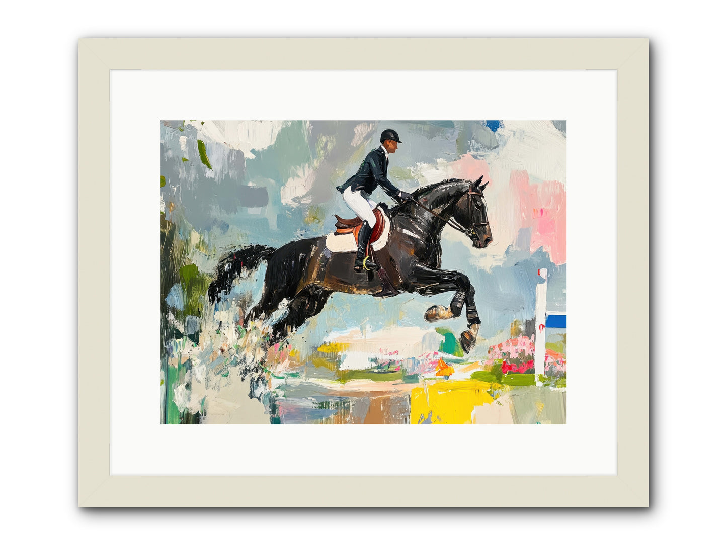 Unstoppable Glory -- Framed Print - White 16x12