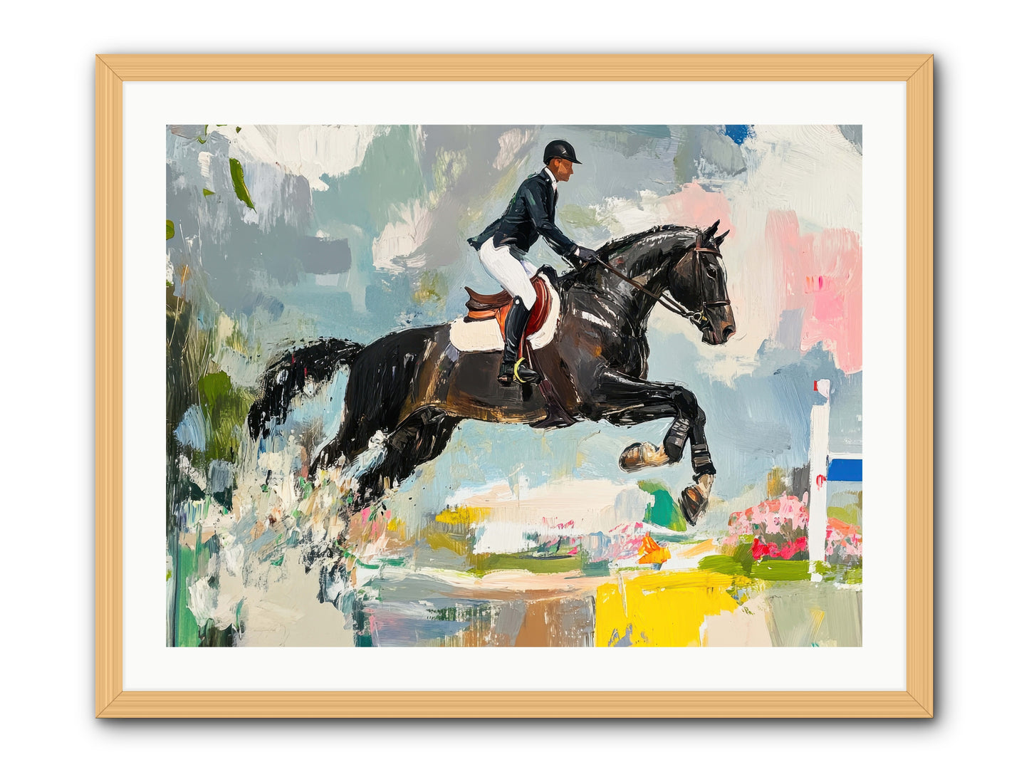 Unstoppable Glory -- Framed Print - Natural 32x24