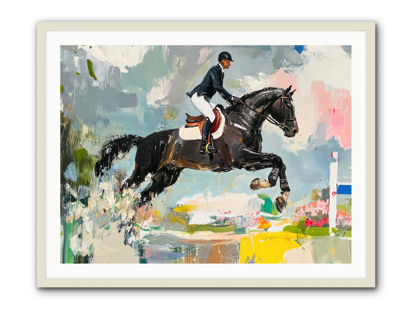 Unstoppable Glory -- Framed Print - White 40x30