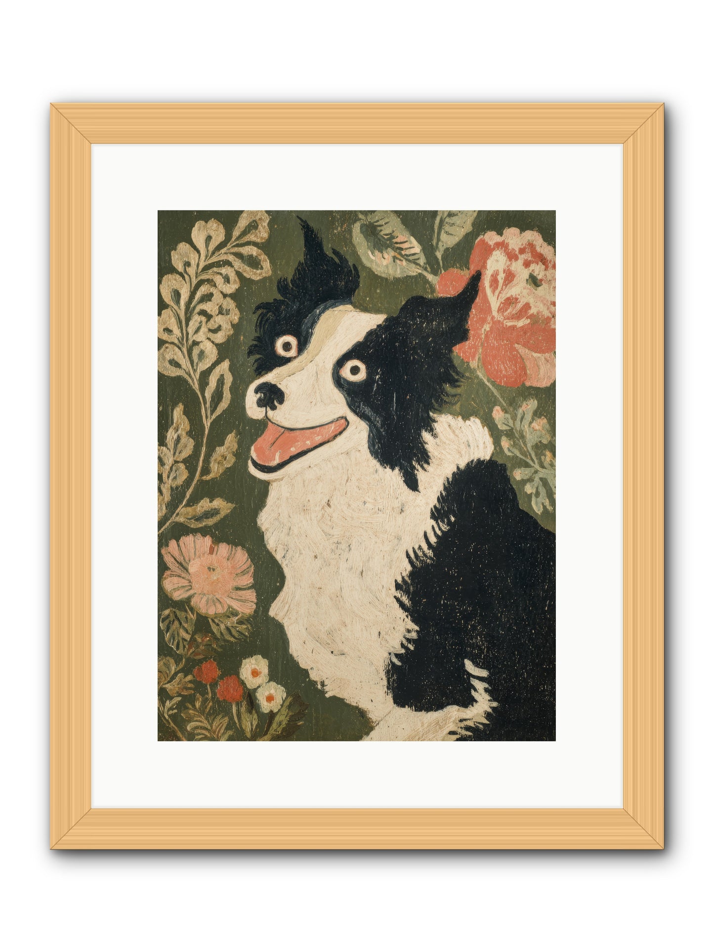 Unstoppable Happiness -- Framed Print - Natural 12x16