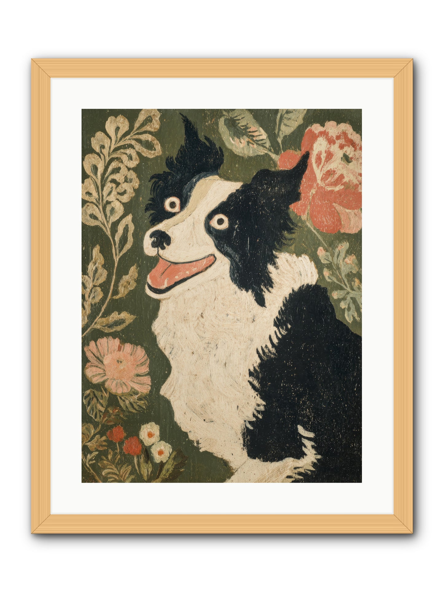 Unstoppable Happiness -- Framed Print - Natural 18x24