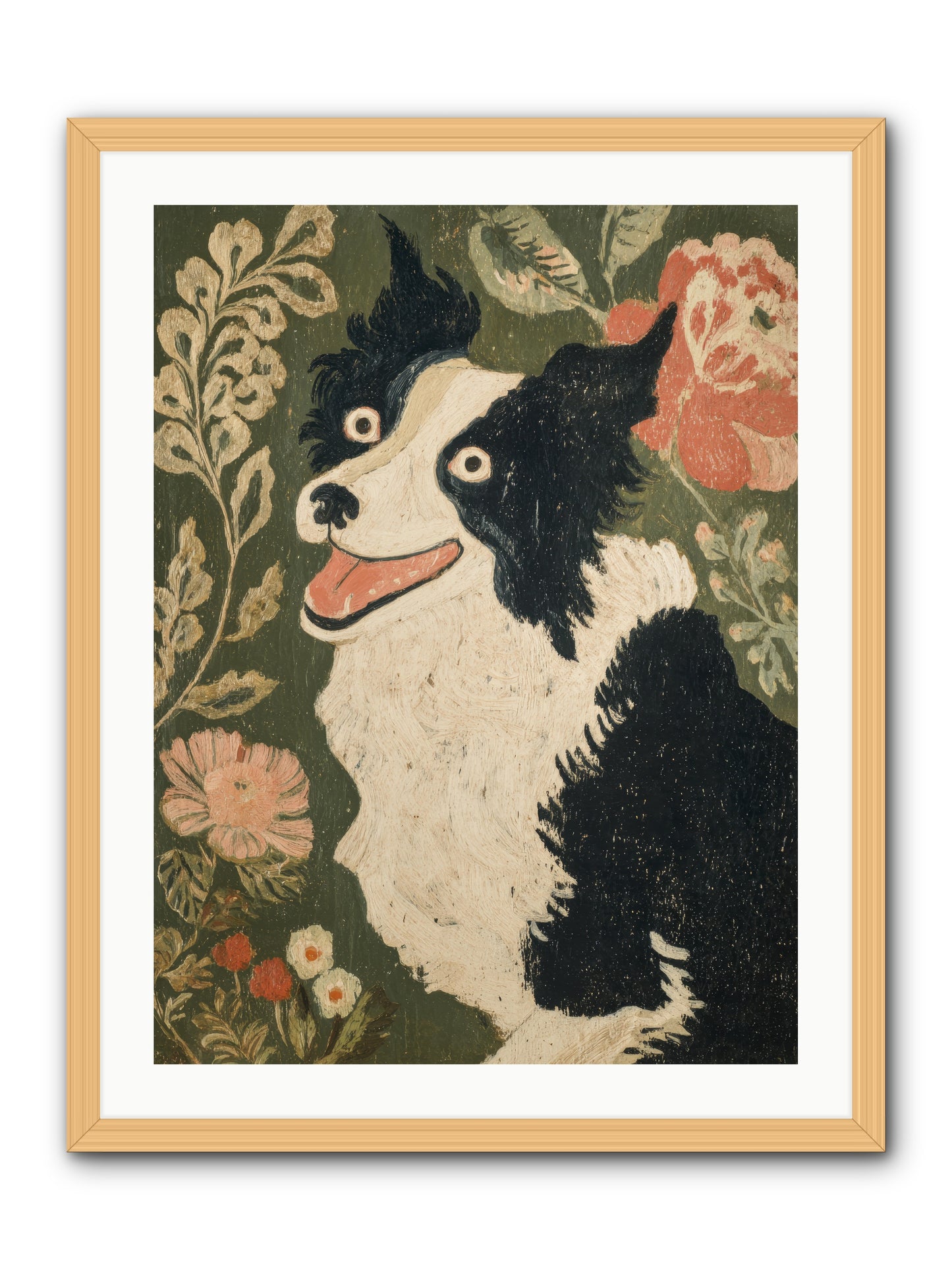 Unstoppable Happiness -- Framed Print - Natural 24x32