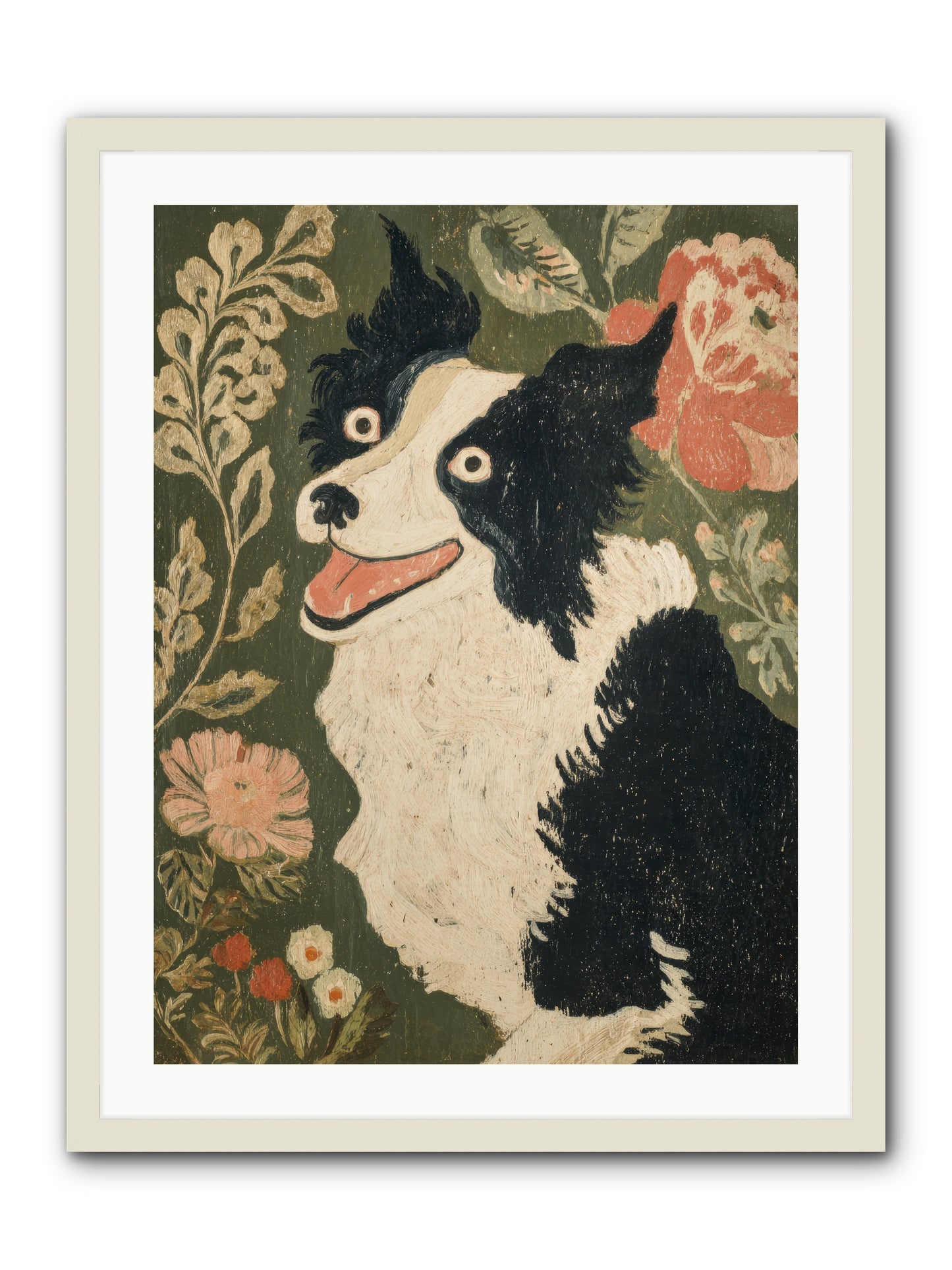 Unstoppable Happiness -- Framed Print - White 24x32