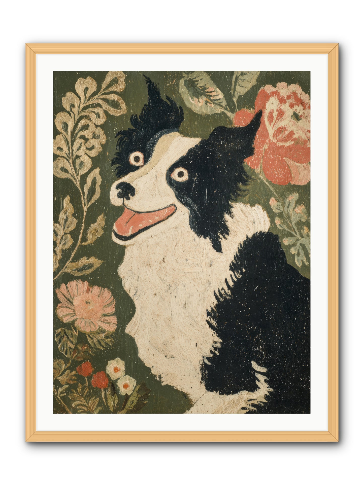 Unstoppable Happiness -- Framed Print - Natural 30x40