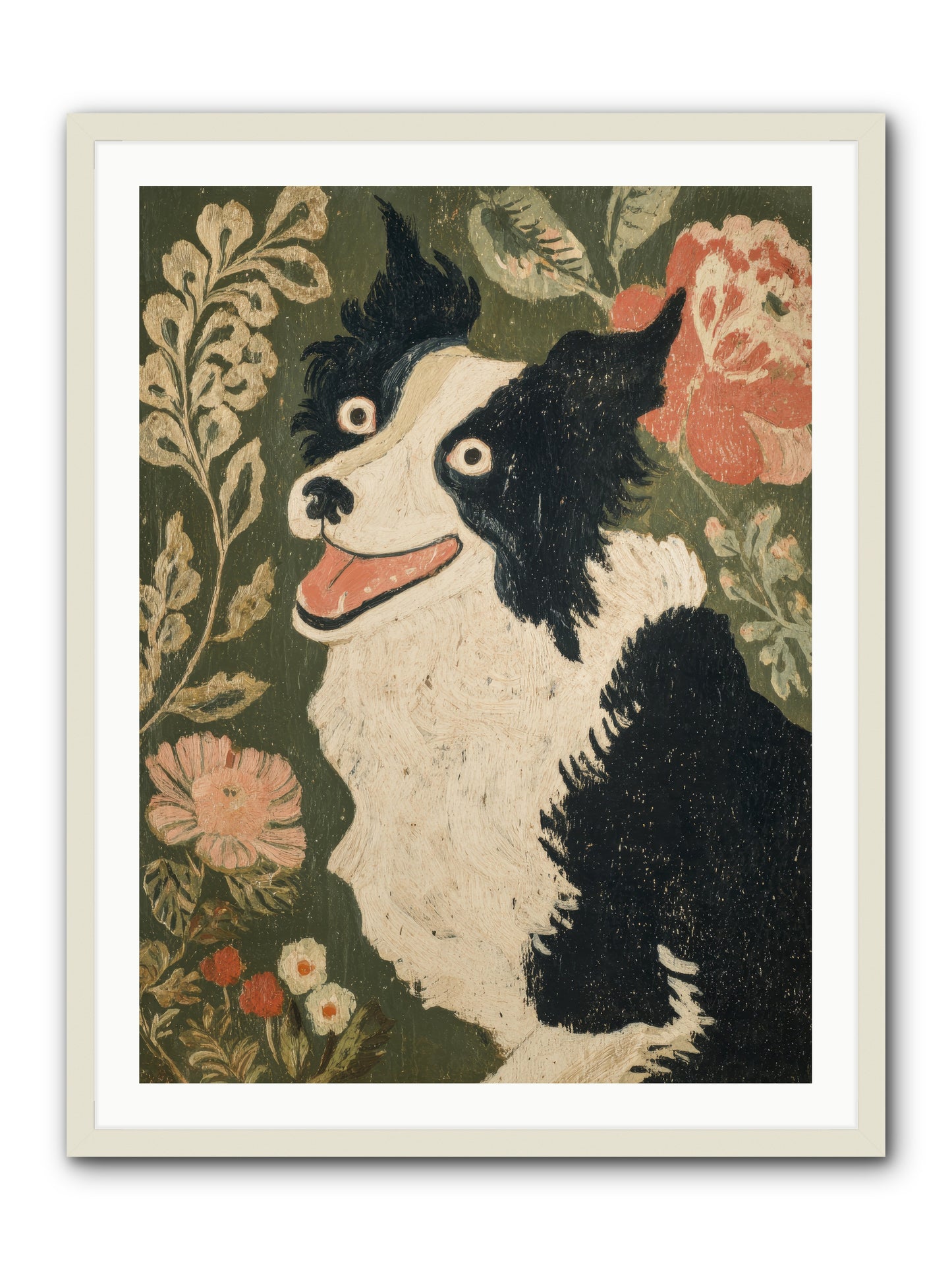 Unstoppable Happiness -- Framed Print - White 30x40