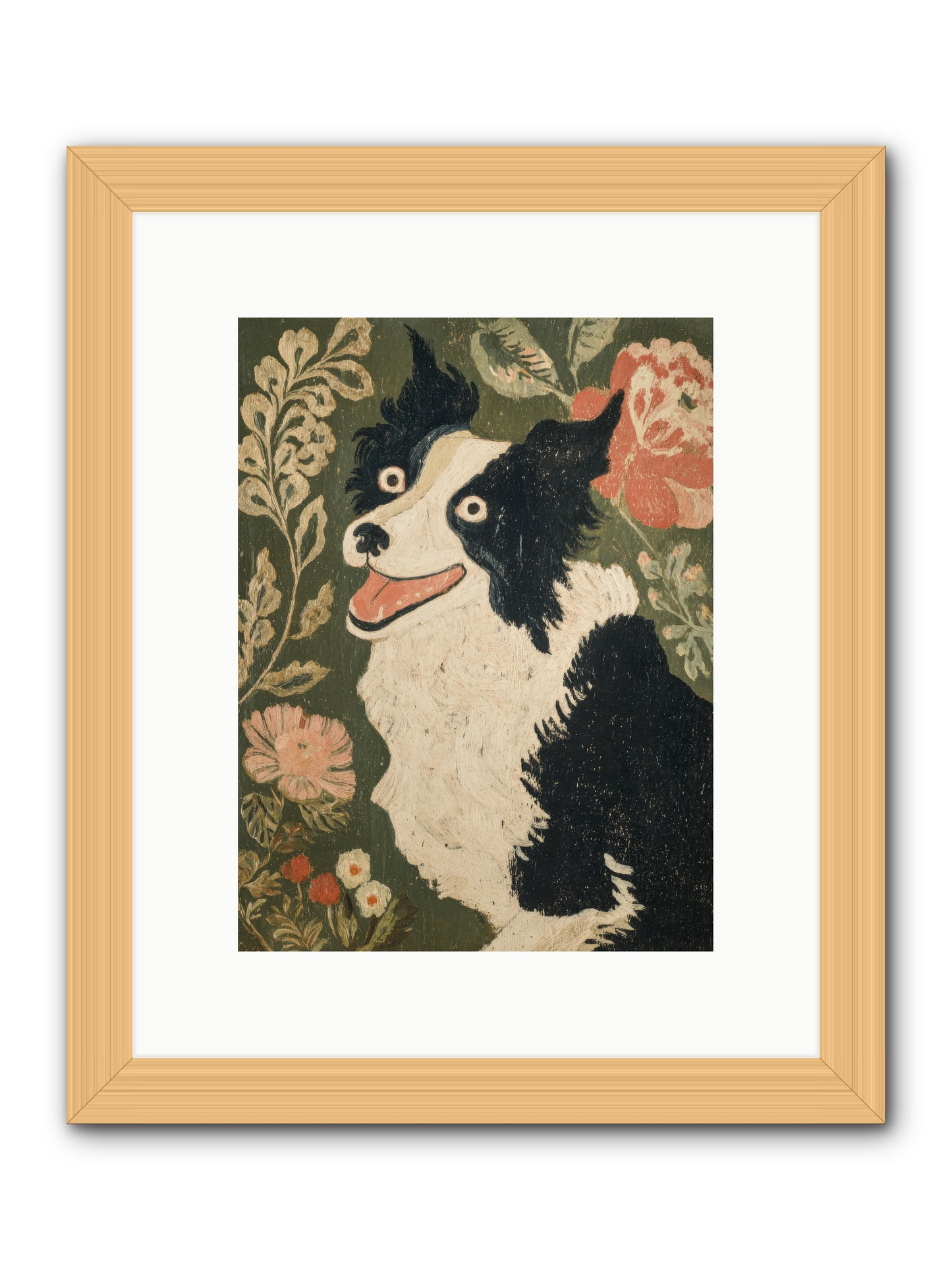 Unstoppable Happiness -- Framed Print - Natural 9x12