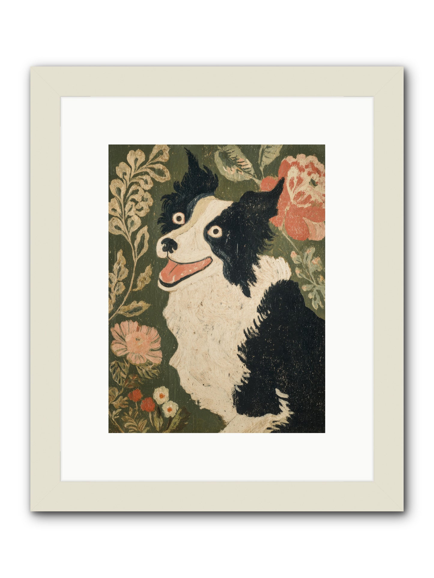 Unstoppable Happiness -- Framed Print - White 9x12
