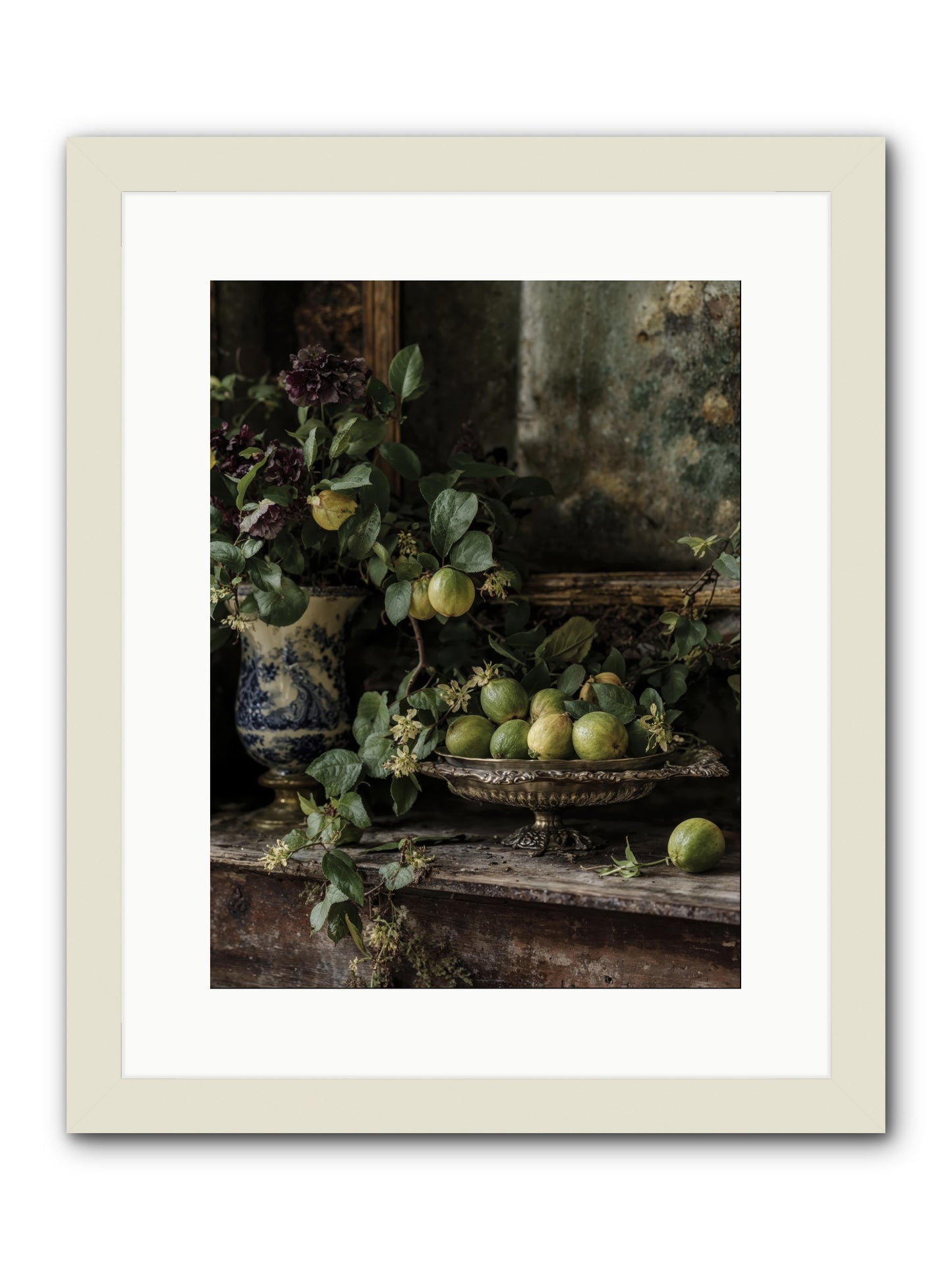 Untamed -- Framed Print - White 12x16