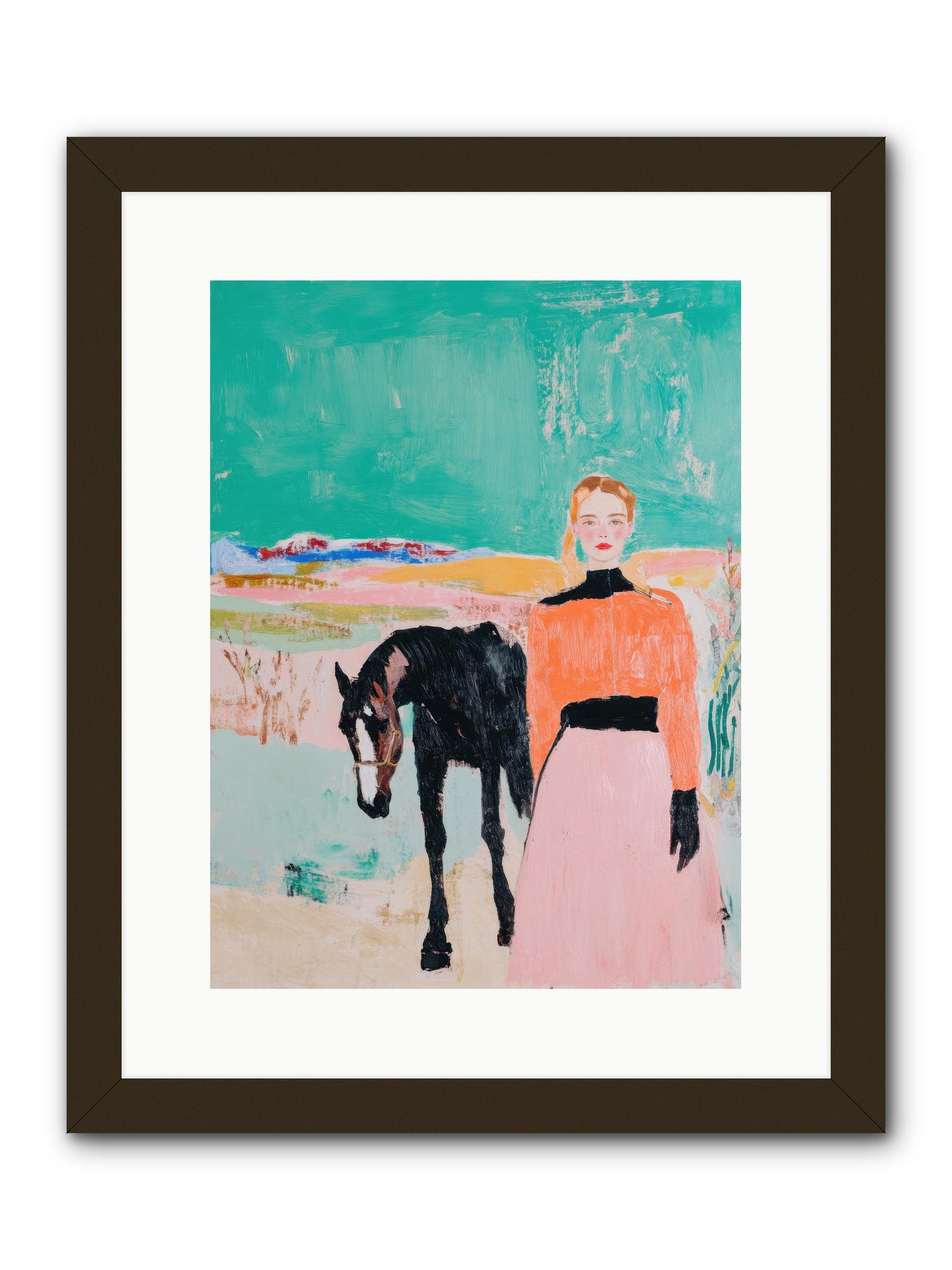 Untamed Horizon -- Framed Print - Black 12x16