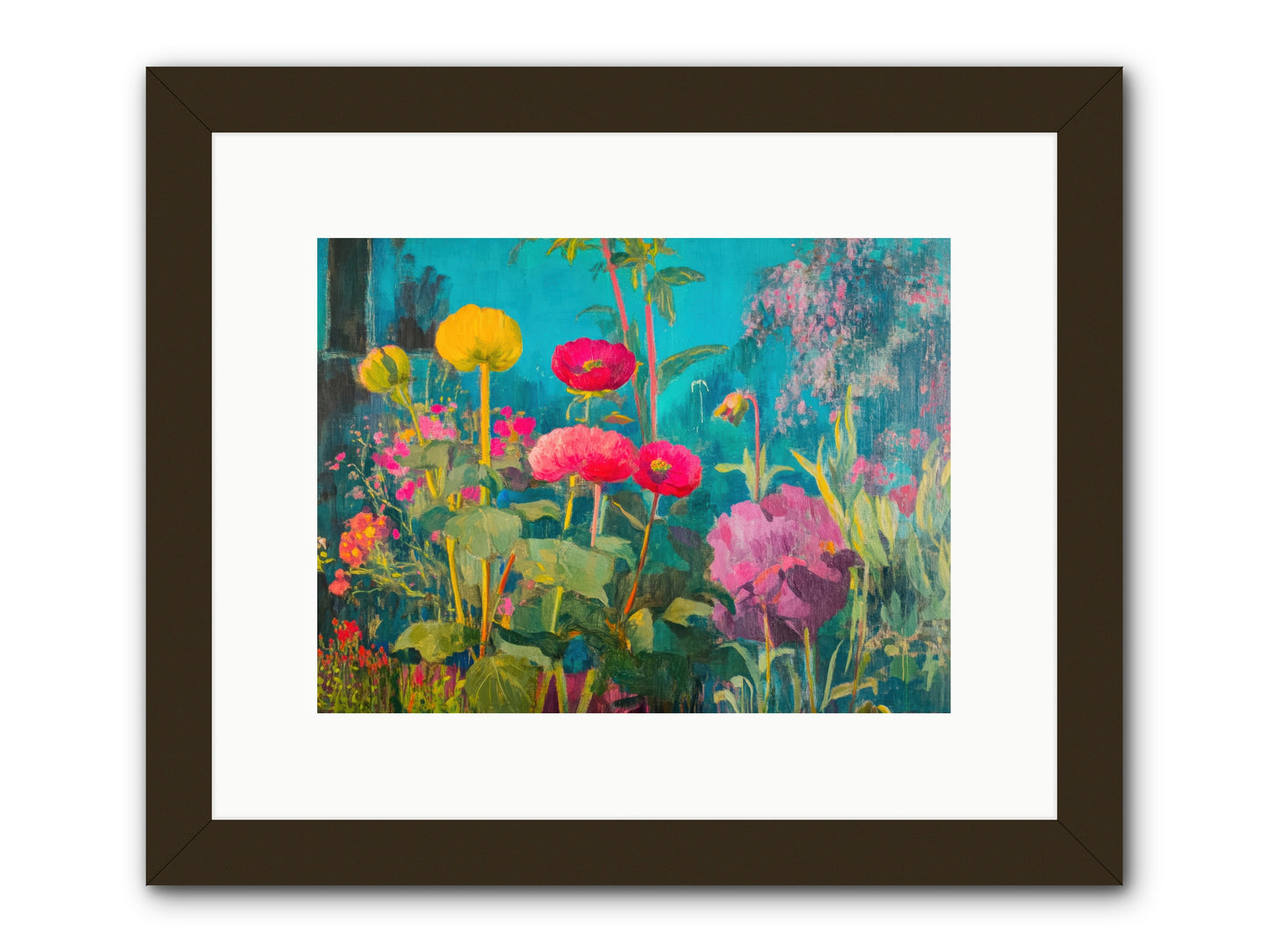 Untamed Opulence -- Framed Print - Black 12x9