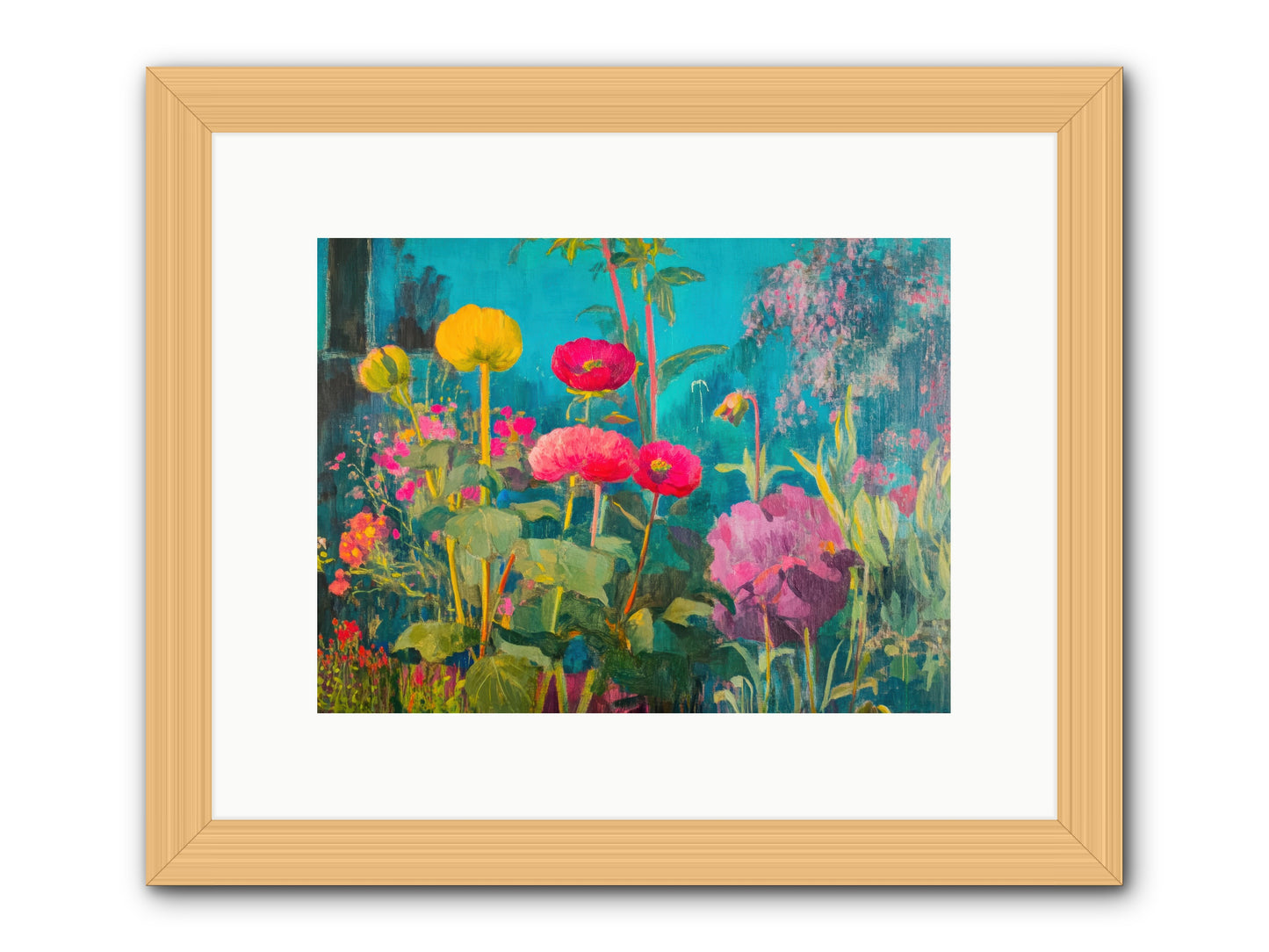 Untamed Opulence -- Framed Print - Natural 12x9