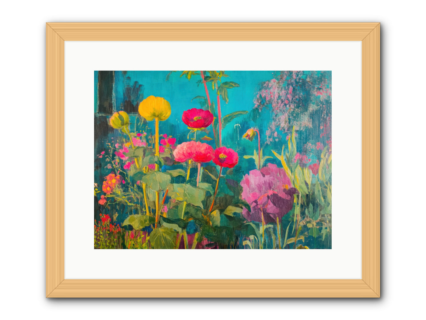 Untamed Opulence -- Framed Print - Natural 16x12
